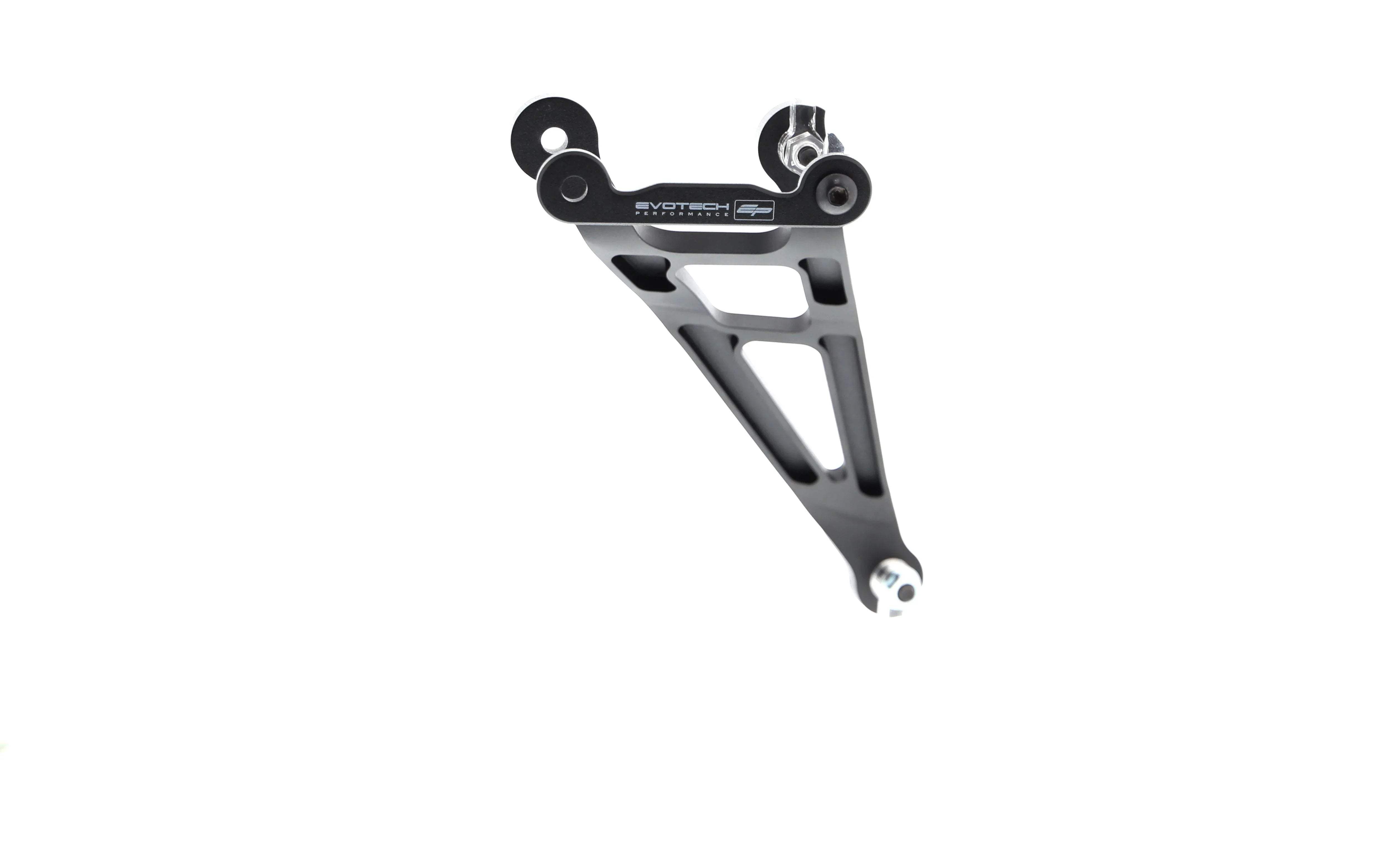 Evotech BMW S 1000 RR Akrapovic Exhaust hanger & Pillion Footpeg Removal Kit (2010 - 2011) - Auspuffhalterung | Evotech Performance