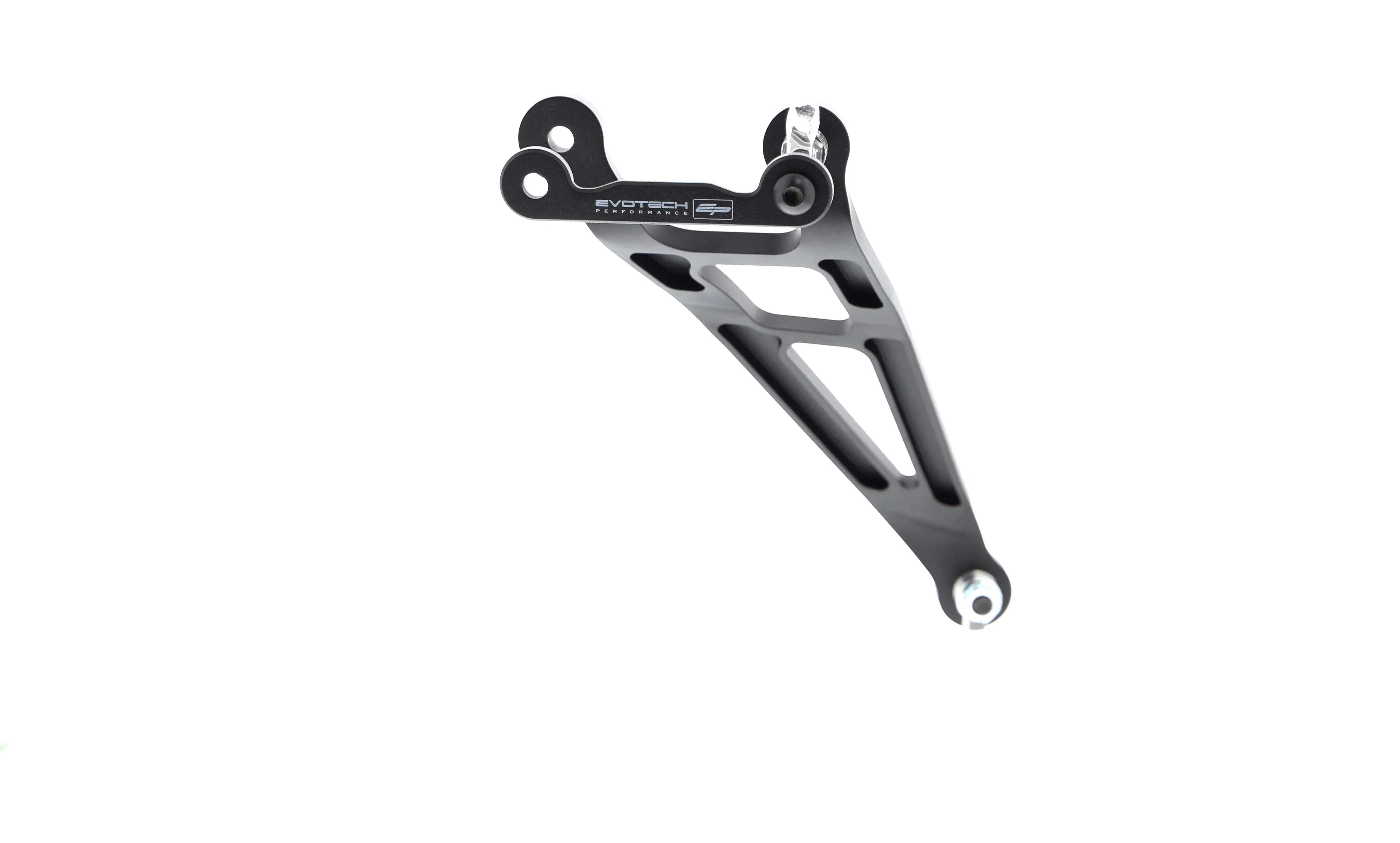 Evotech BMW S 1000 RR Akrapovic Exhaust hanger & Pillion Footpeg Removal Kit (2010 - 2011) - Auspuffhalterung | Evotech Performance