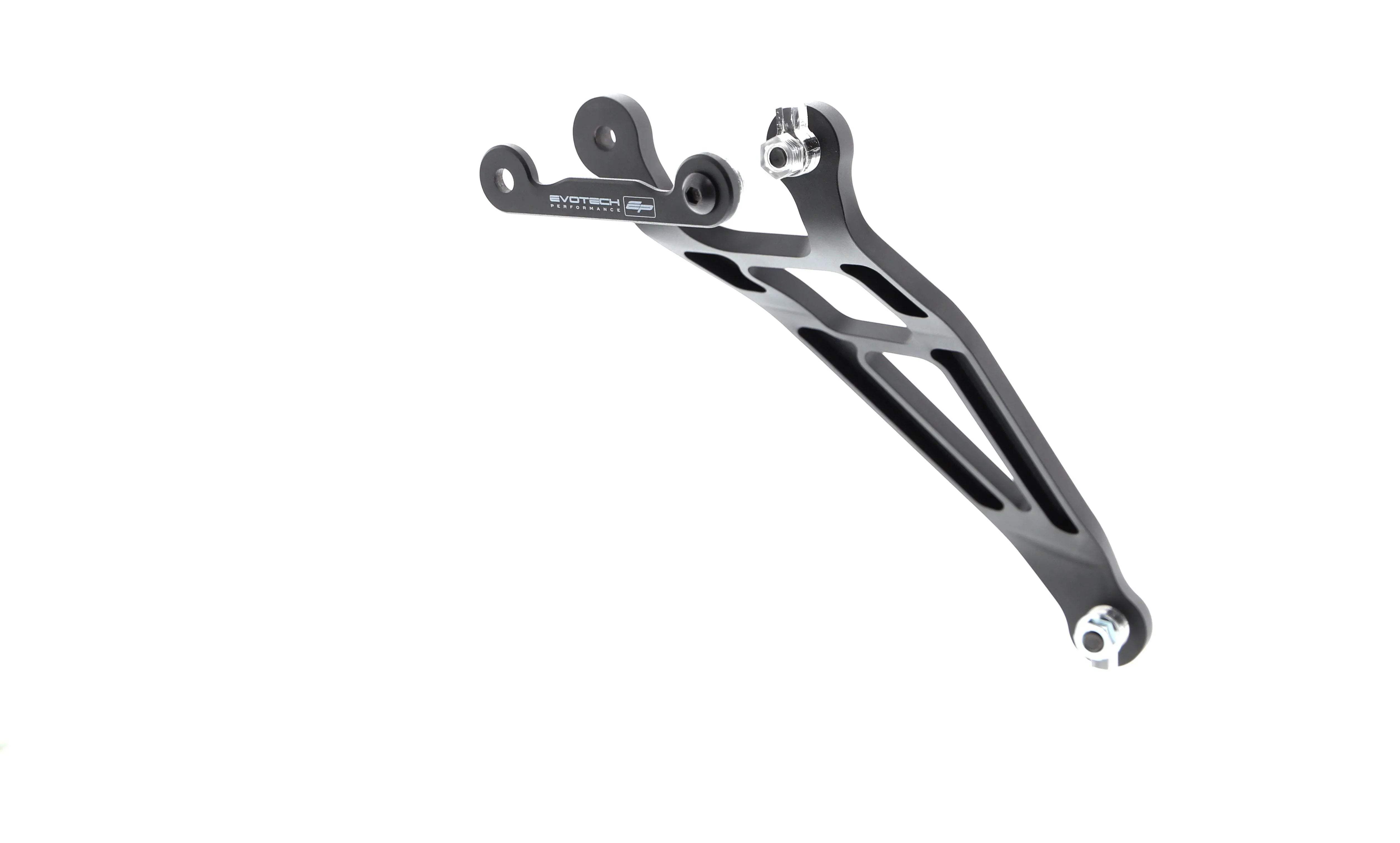 Evotech BMW S 1000 RR Akrapovic Exhaust hanger & Pillion Footpeg Removal Kit (2010 - 2011) - Auspuffhalterung | Evotech Performance