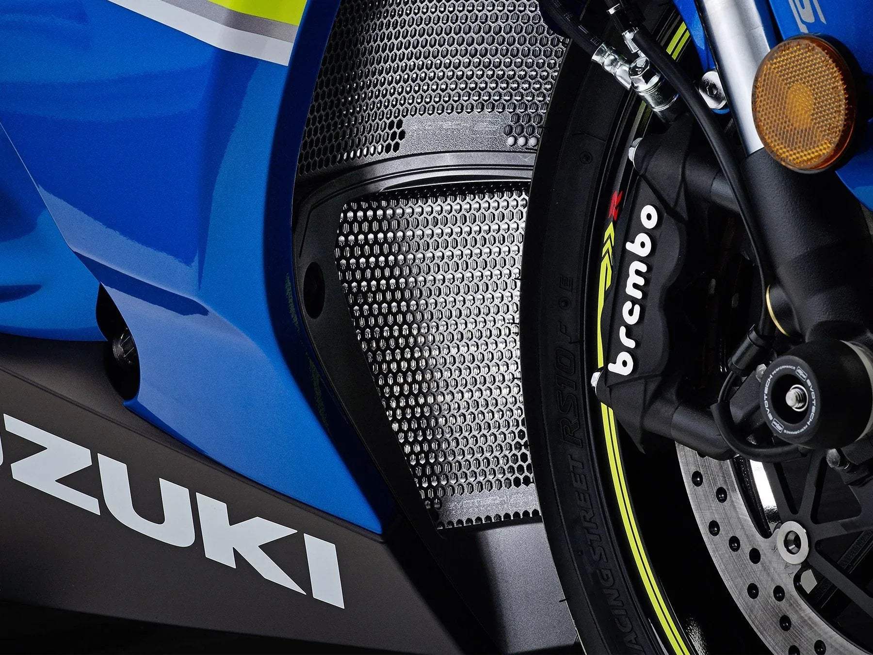Evotech Oil Cooler Guard - Suzuki GSX-R1000 (2017 - 2022) - Kühlerschutzgitter | Evotech Performance