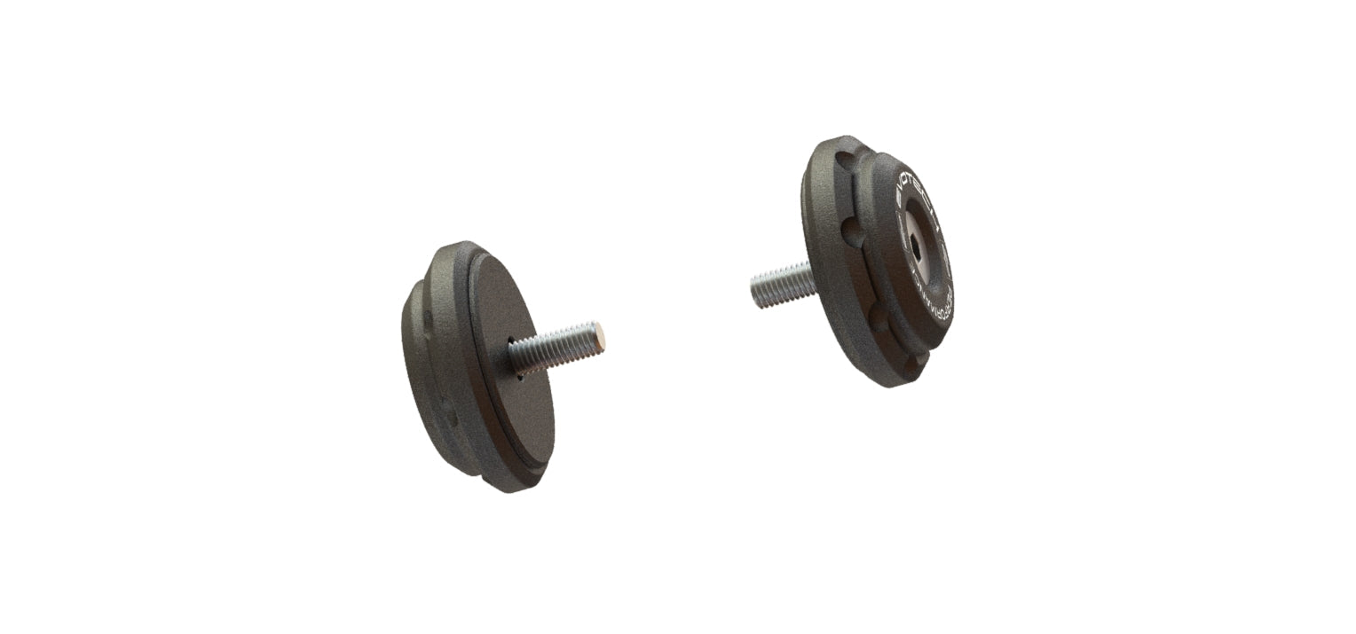 Evotech Bar End Weights for OE handlebar end mirrors - Triumph Bobber (2017+)