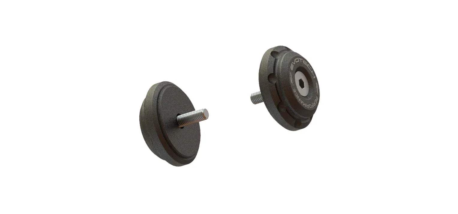 Evotech Bar End Weights for OE handlebar end mirrors - Triumph Speed Triple RS (2018-2020) - Lenkerendgewichte | Evotech Performance