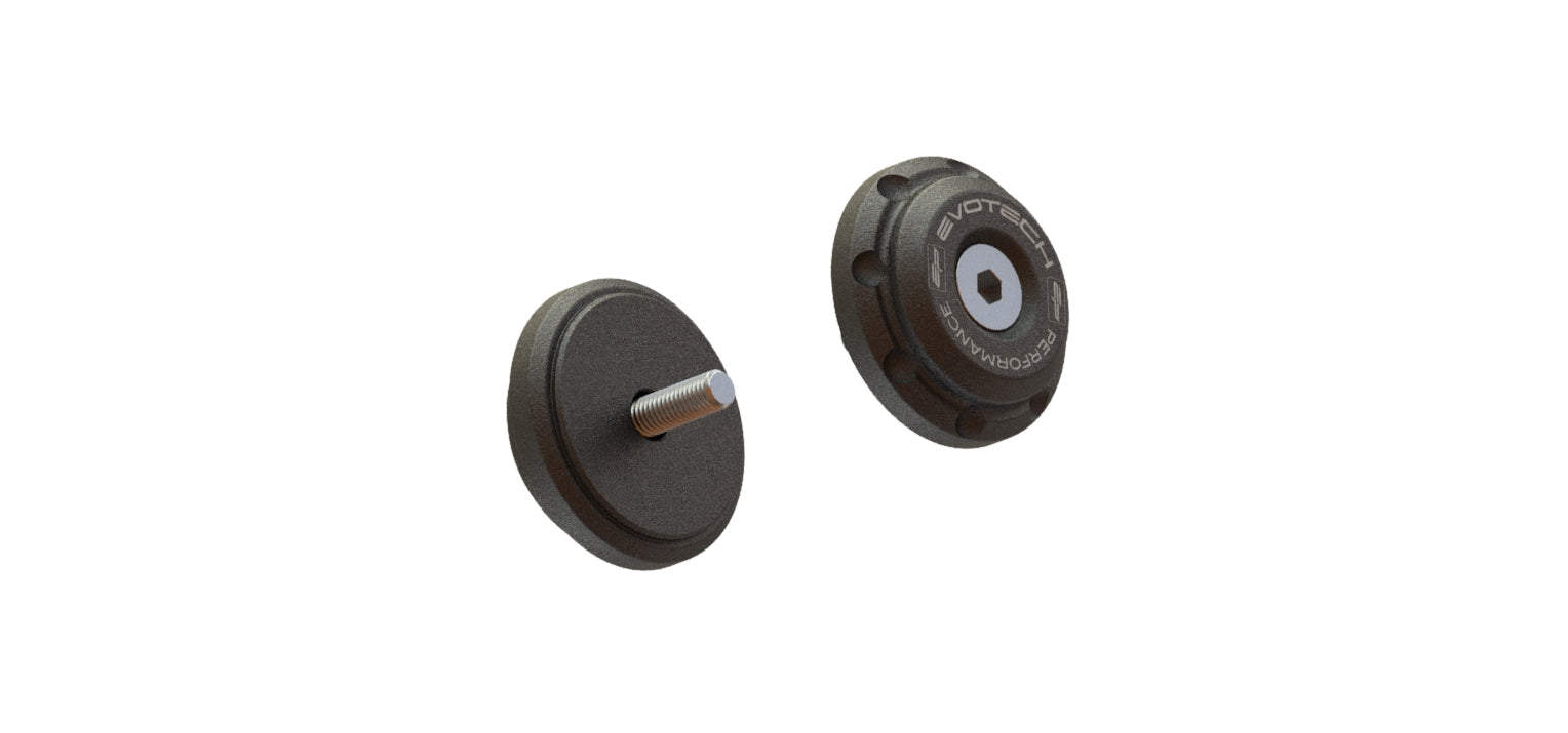 Evotech Bar End Weights for OE handlebar end mirrors - Triumph Bobber (2017+)