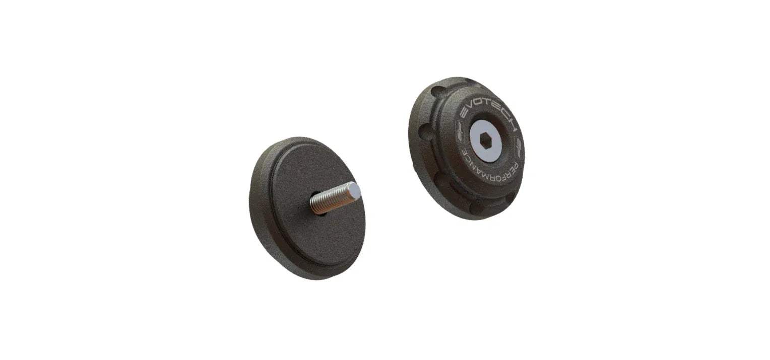 Evotech Bar End Weights for OE handlebar end mirrors - Triumph Speed Triple RS (2018-2020) - Lenkerendgewichte | Evotech Performance