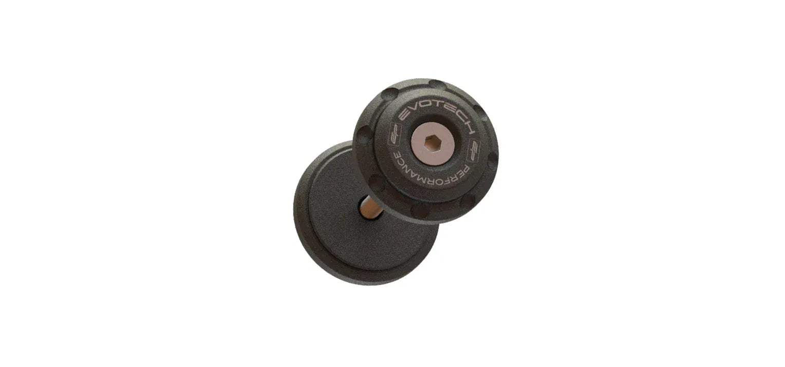 Evotech Bar End Weights for OE handlebar end mirrors - Triumph Speed Triple S (2018-2020) - Lenkerendgewichte | Evotech Performance