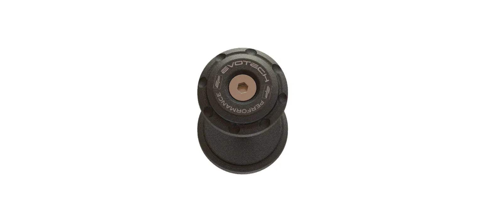 Evotech Bar End Weights for OE handlebar end mirrors - Triumph Speed Triple RS (2018-2020) - Lenkerendgewichte | Evotech Performance