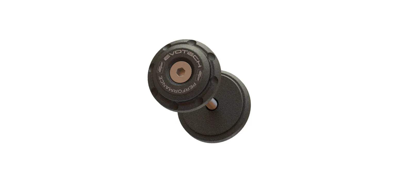 Evotech Bar End Weights for OE handlebar end mirrors - Triumph Speed Triple RS (2018-2020) - Lenkerendgewichte | Evotech Performance