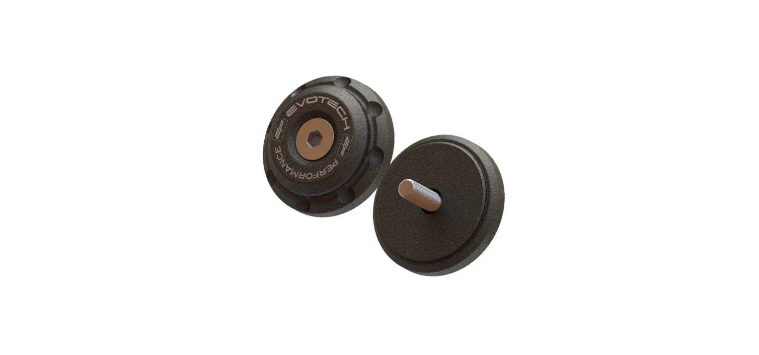 Evotech Bar End Weights for OE handlebar end mirrors - Triumph Speed Triple S (2018-2020) - Lenkerendgewichte | Evotech Performance