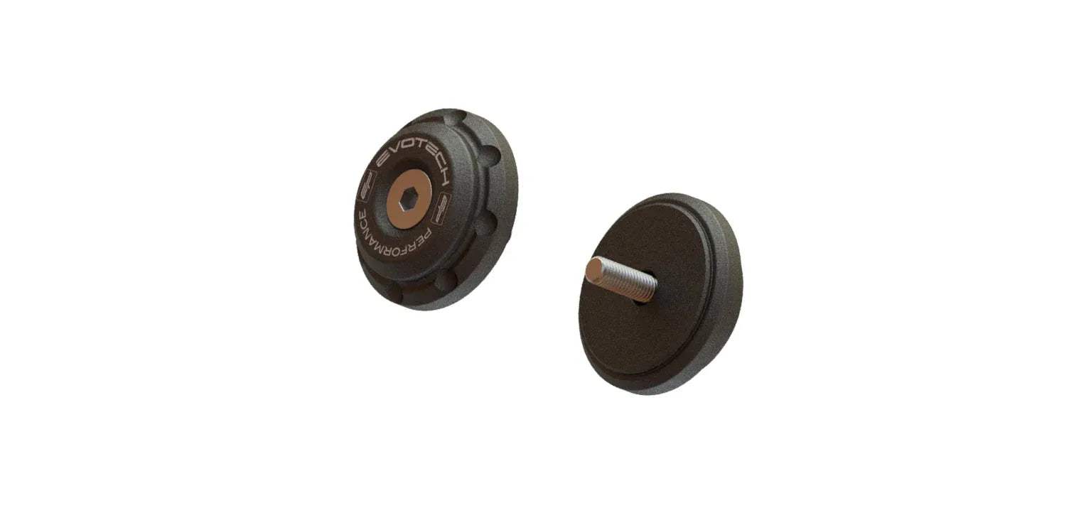 Evotech Bar End Weights for OE handlebar end mirrors - Triumph Speed Triple RS (2018-2020) - Lenkerendgewichte | Evotech Performance