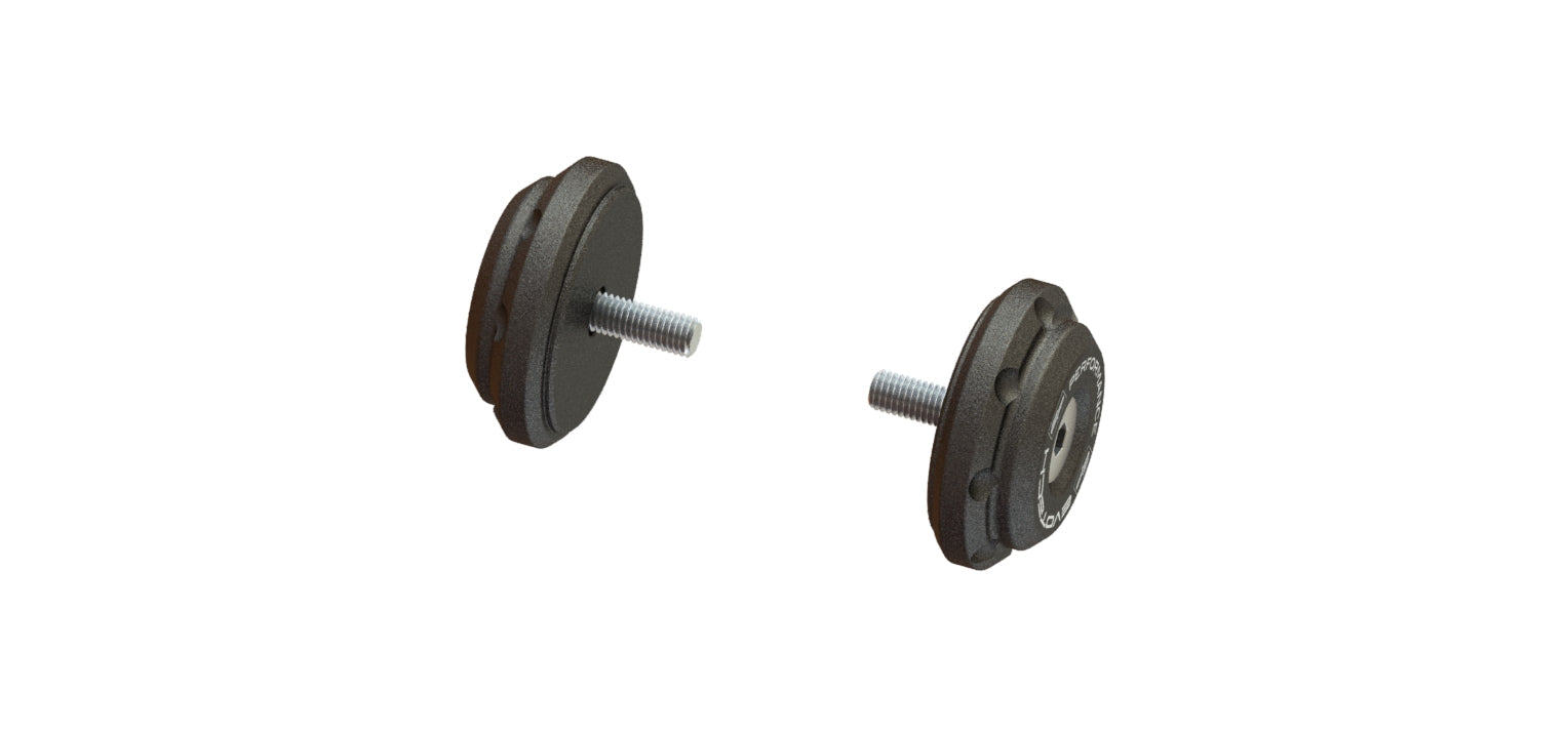 Evotech Bar End Weights for OE handlebar end mirrors - Triumph Bobber TFC (2020+)