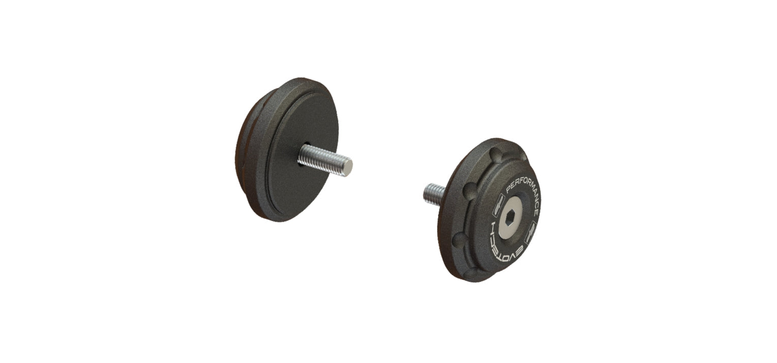 Evotech Bar End Weights for OE handlebar end mirrors - Triumph Bobber (2017+)