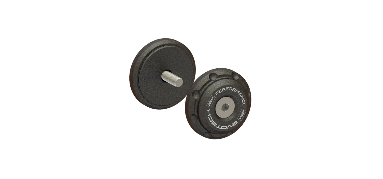 Evotech Bar End Weights for OE handlebar end mirrors - Triumph Street Triple R (2020-2022)