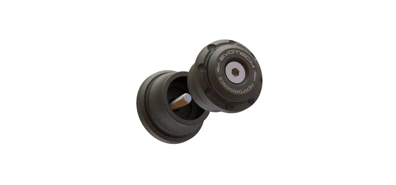 Evotech Performance Bar End Weights (Non Bar End Mirror Version) - Triumph Speed Triple RS (2018-2020) - Lenkerendgewichte | Evotech Performance