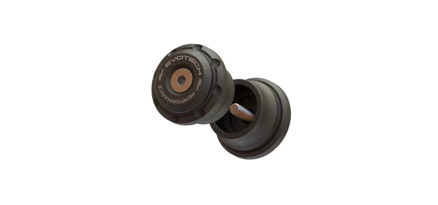 Evotech Performance Bar End Weights (Non Bar End Mirror Version) - Triumph Speed Triple RS (2018-2020) - Lenkerendgewichte | Evotech Performance
