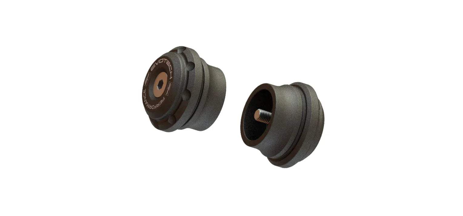 Evotech Performance Bar End Weights (Non Bar End Mirror Version) - Triumph Speed Triple RS (2018-2020) - Lenkerendgewichte | Evotech Performance