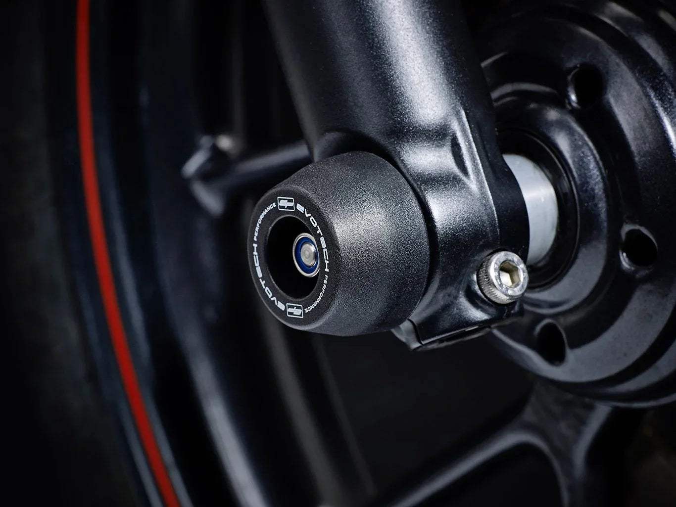 Evotech Front Spindle Bobbins - Triumph Speed Twin 1200 (2019 - 2020) - Spindle Bobbins | Evotech Performance