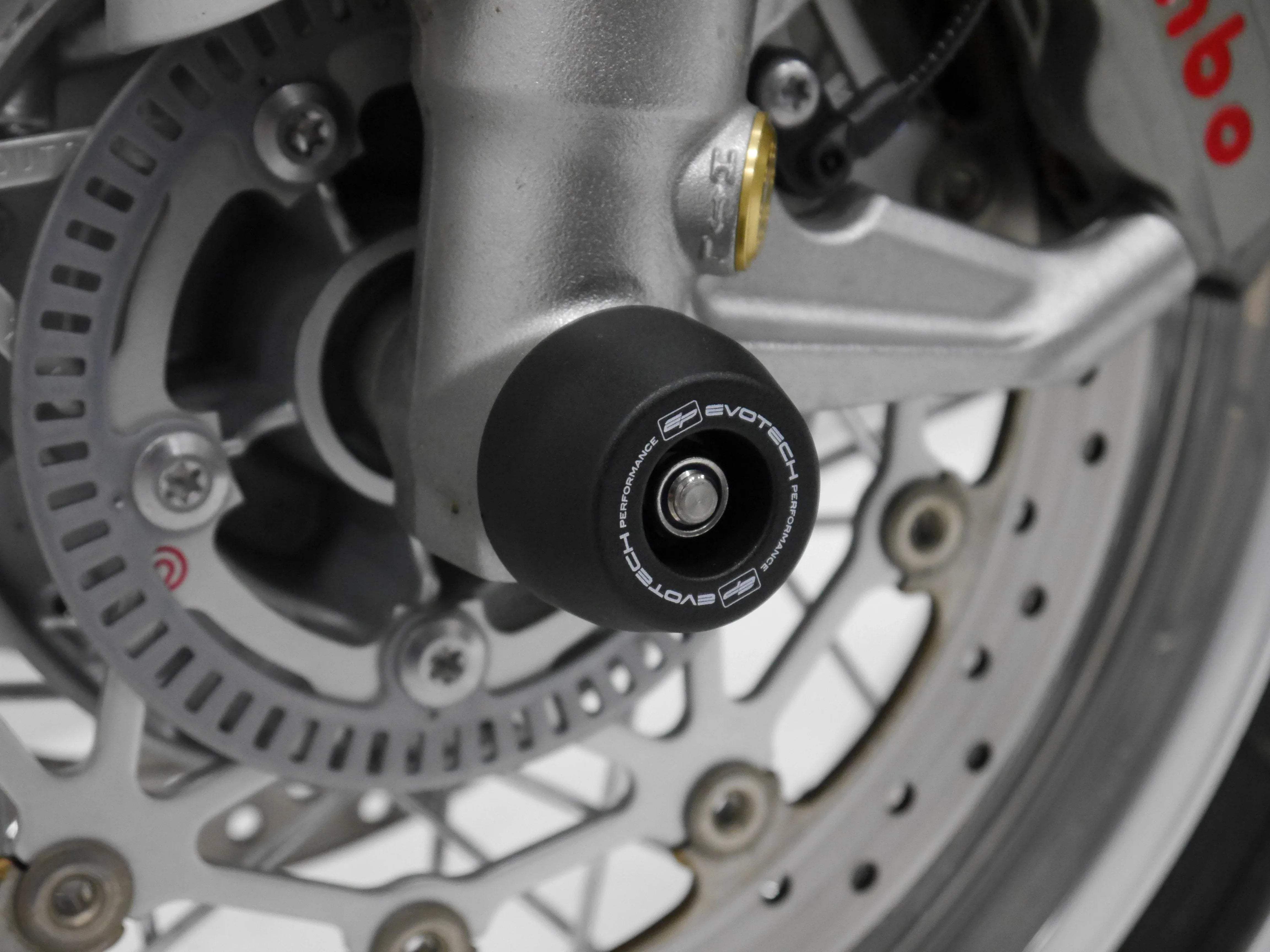 Evotech Front Spindle Bobbins - Triumph Scrambler 1200 XE (2019 - 2023) - Spindle Bobbins | Evotech Performance