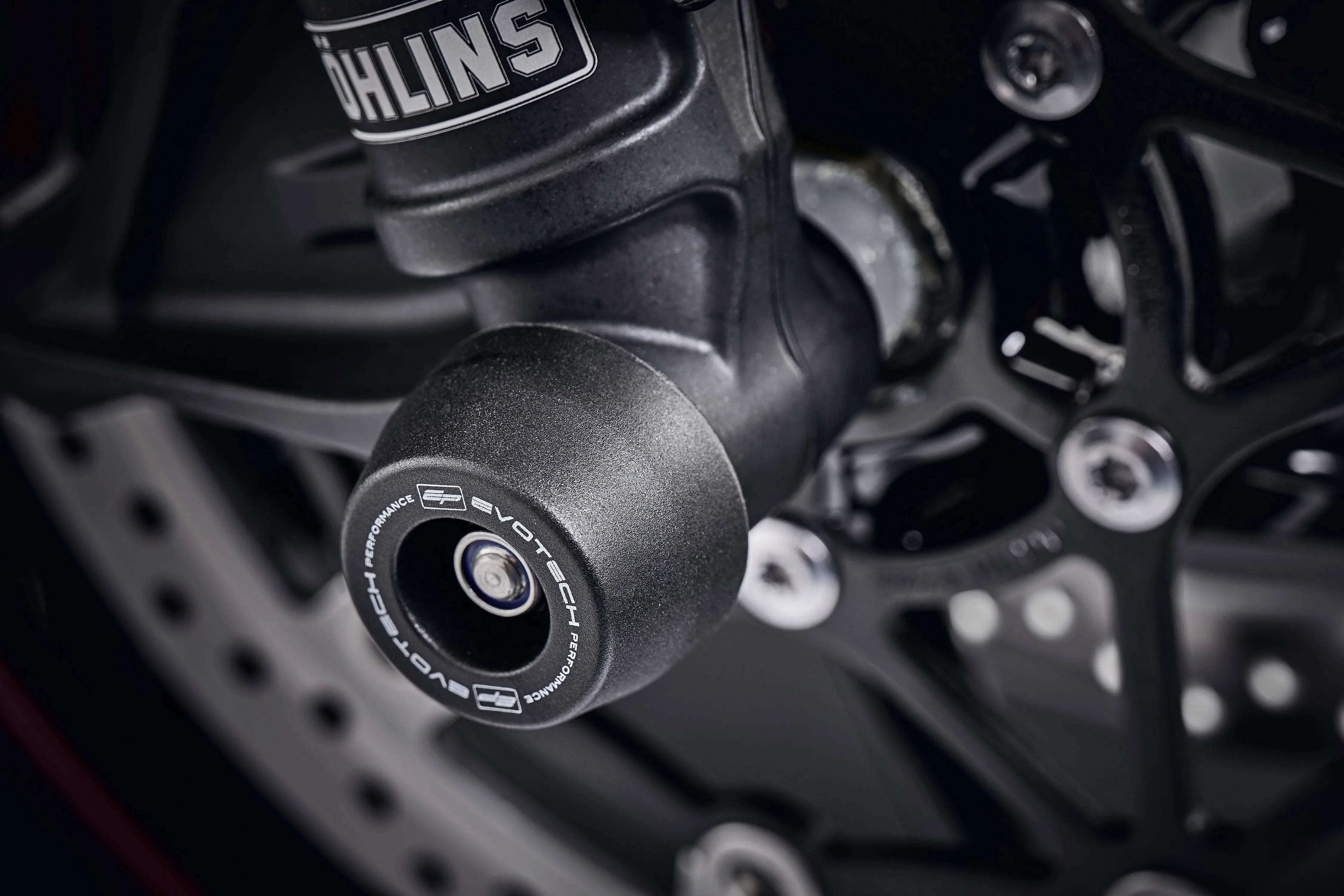 Evotech Front Spindle Bobbins - Triumph Speed Triple S (2018 - 2020) - Spindle Bobbins | Evotech Performance