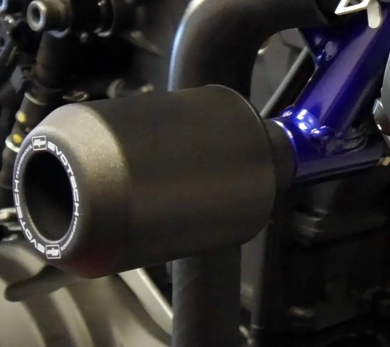 Evotech Yamaha MT-03 Crash Protection Bobbins (2016 - 2021) - Sturzpads | Evotech Performance