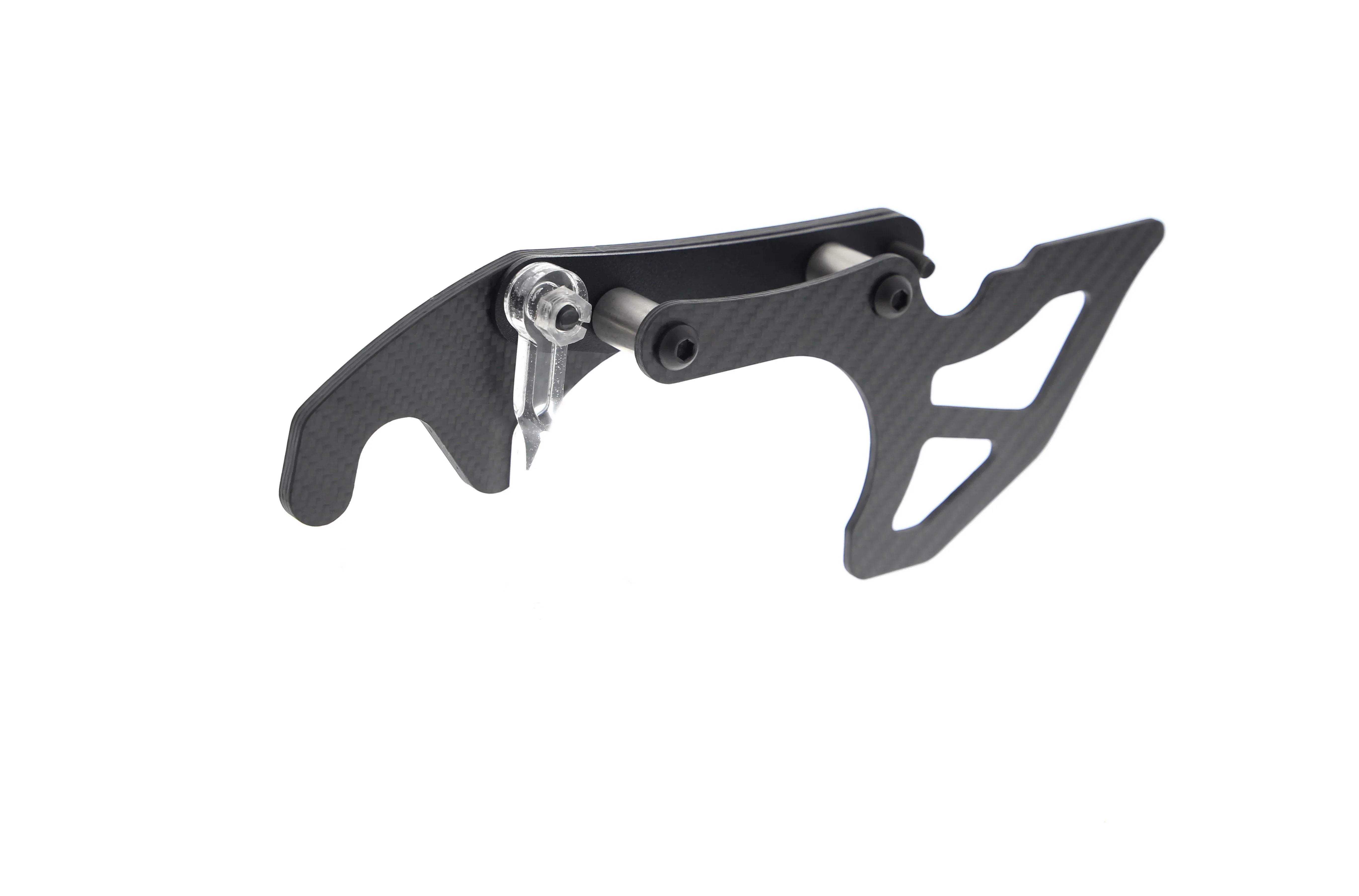 Evotech Carbon Fibre Toe Guard / GP Style Paddock Stand Plates - Yamaha YZF-R6 (2017+) - Kettenschutz | Evotech Performance