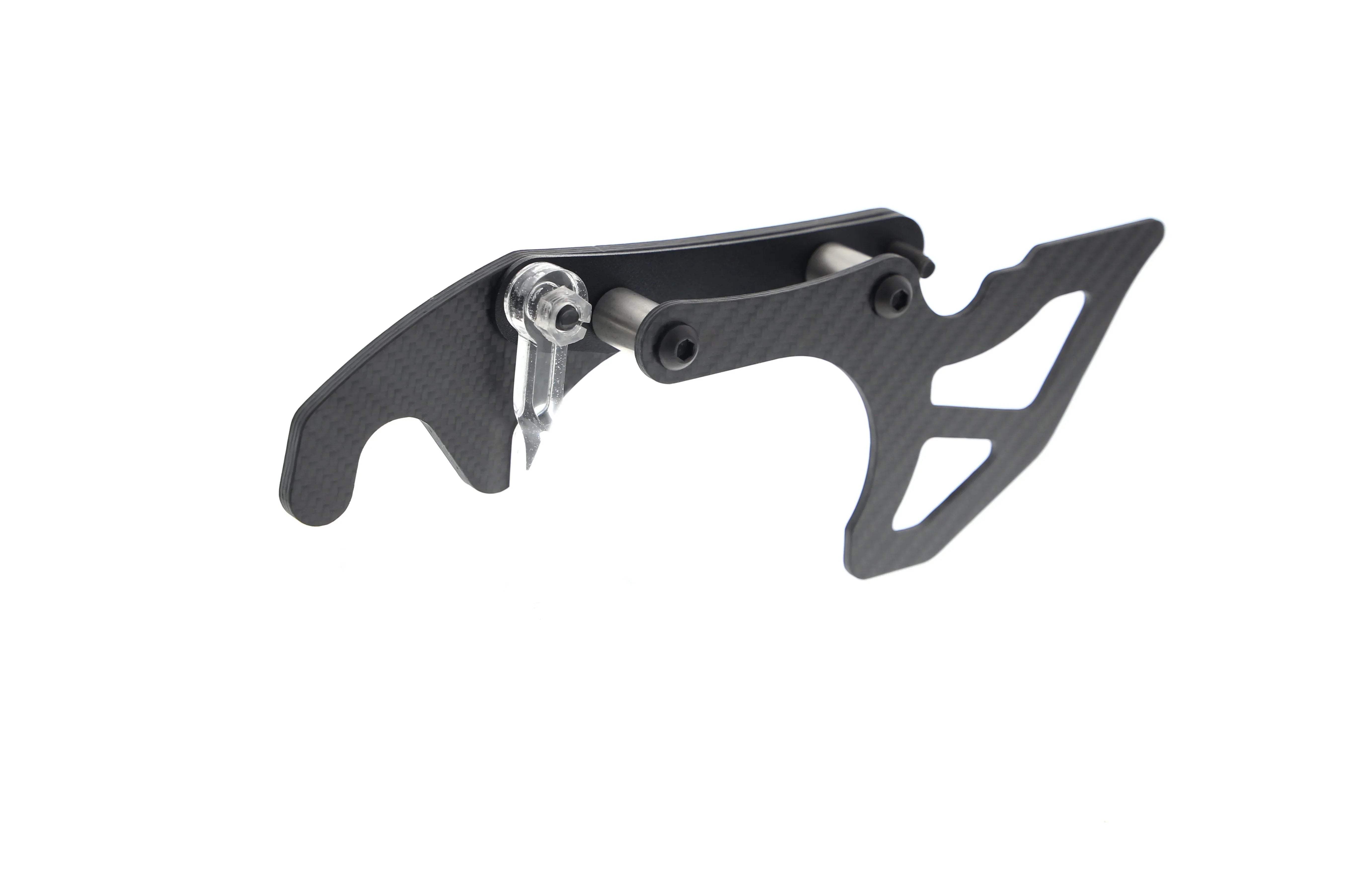 Evotech Performance Carbon Fibre Toe Guard / GP Style Paddock Stand Plates - Yamaha YZF-R7 (2022+) - Kettenschutz | Evotech Performance