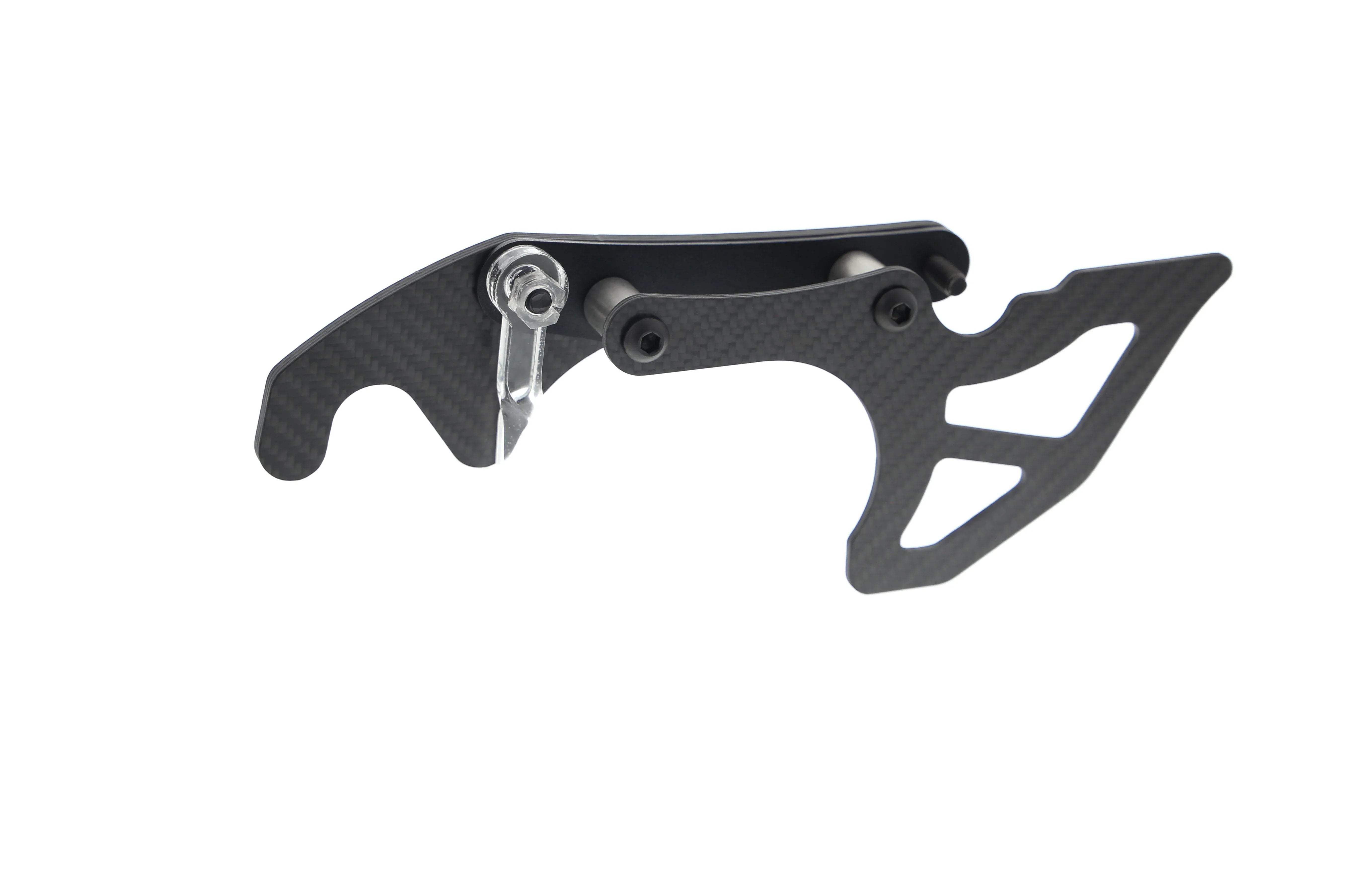 Evotech Carbon Fibre Toe Guard / GP Style Paddock Stand Plates - Yamaha YZF-R9 (2025+) - Kettenschutz | Evotech Performance