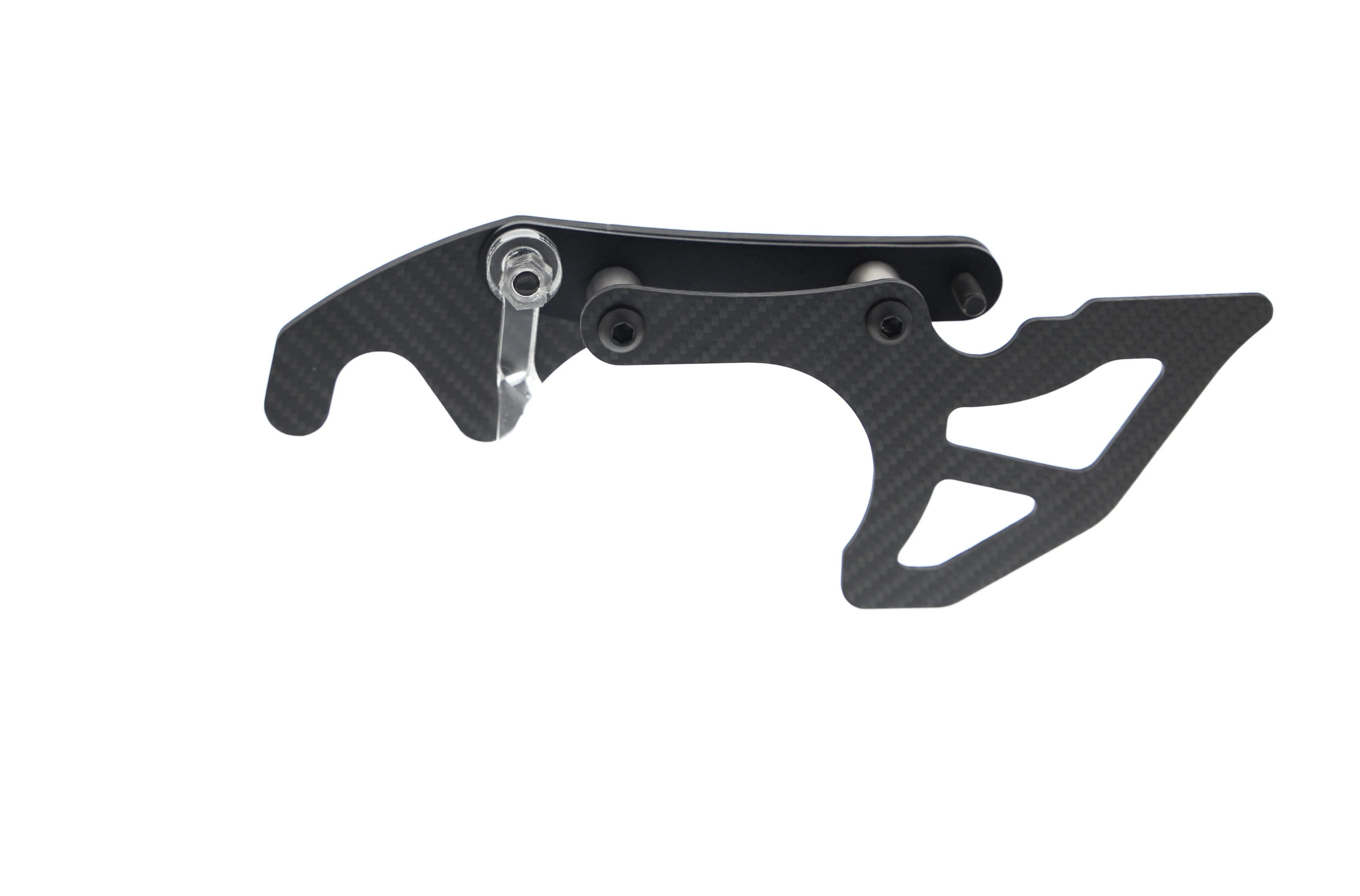 Evotech Performance Carbon Fibre Toe Guard / GP Style Paddock Stand Plates - Yamaha YZF-R7 (2022+) - Kettenschutz | Evotech Performance