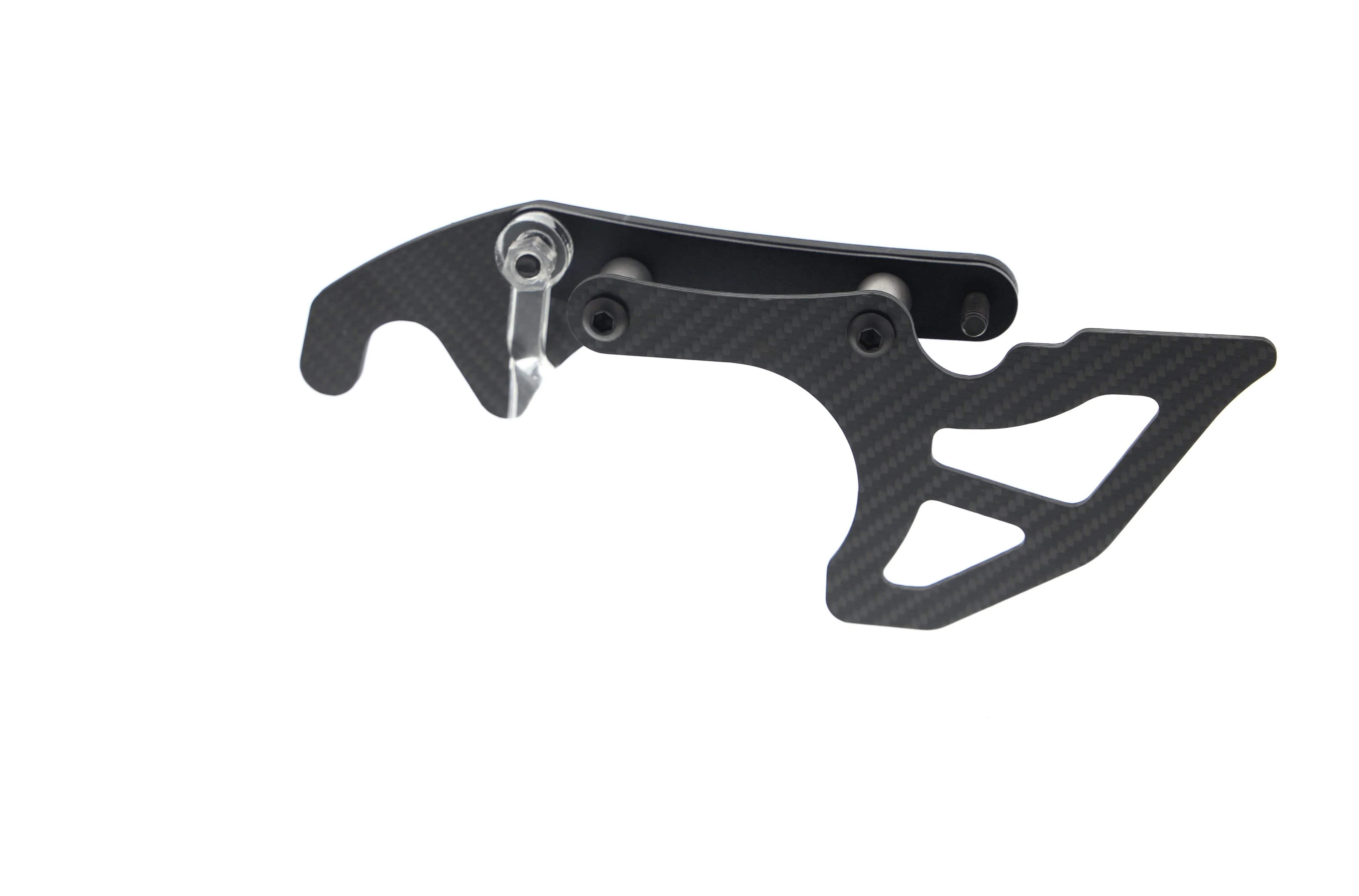 Evotech Performance Carbon Fibre Toe Guard / GP Style Paddock Stand Plates - Yamaha YZF-R7 (2022+) - Kettenschutz | Evotech Performance