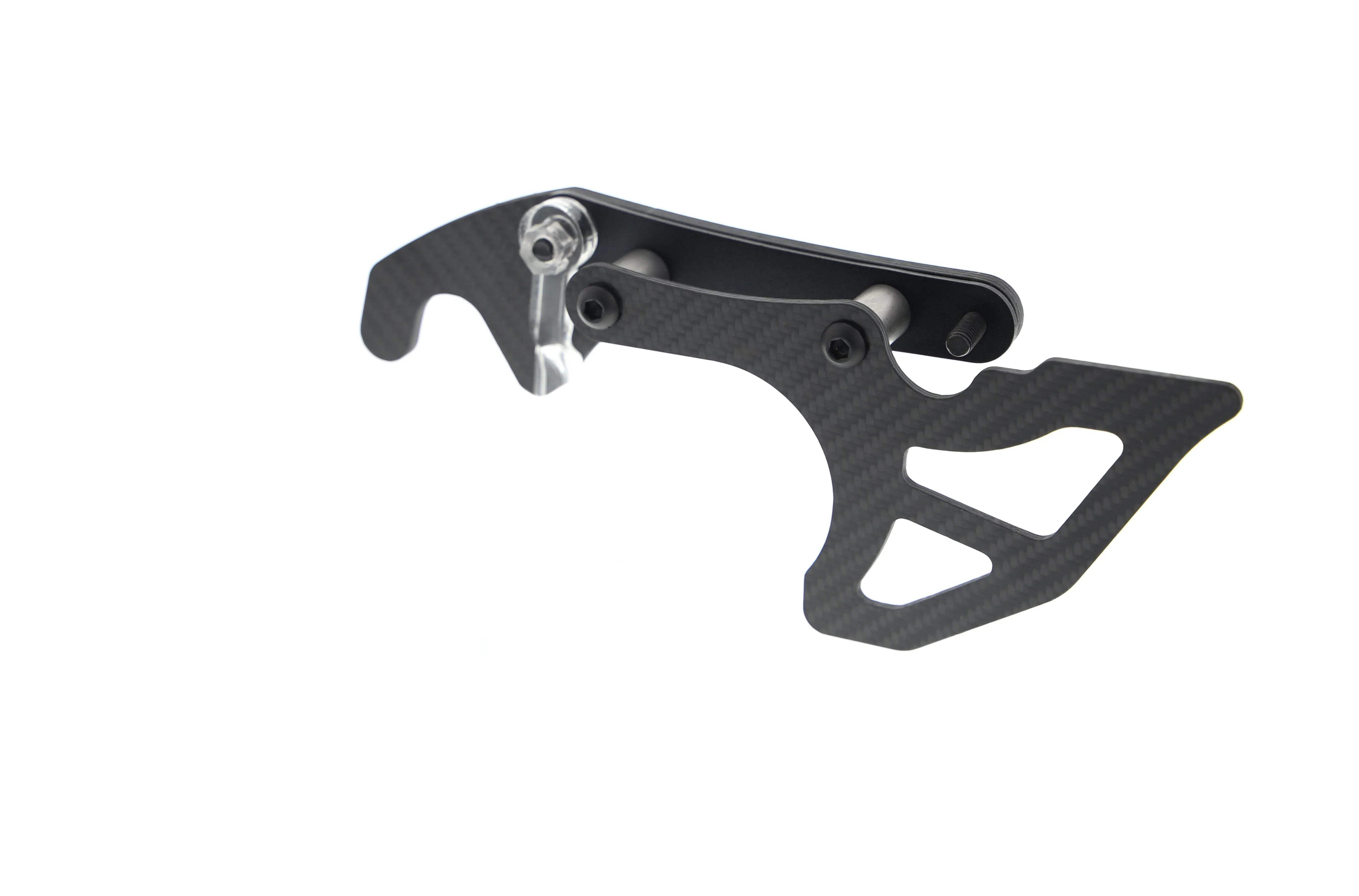 Evotech Performance Carbon Fibre Toe Guard / GP Style Paddock Stand Plates - Yamaha YZF-R7 (2022+) - Kettenschutz | Evotech Performance