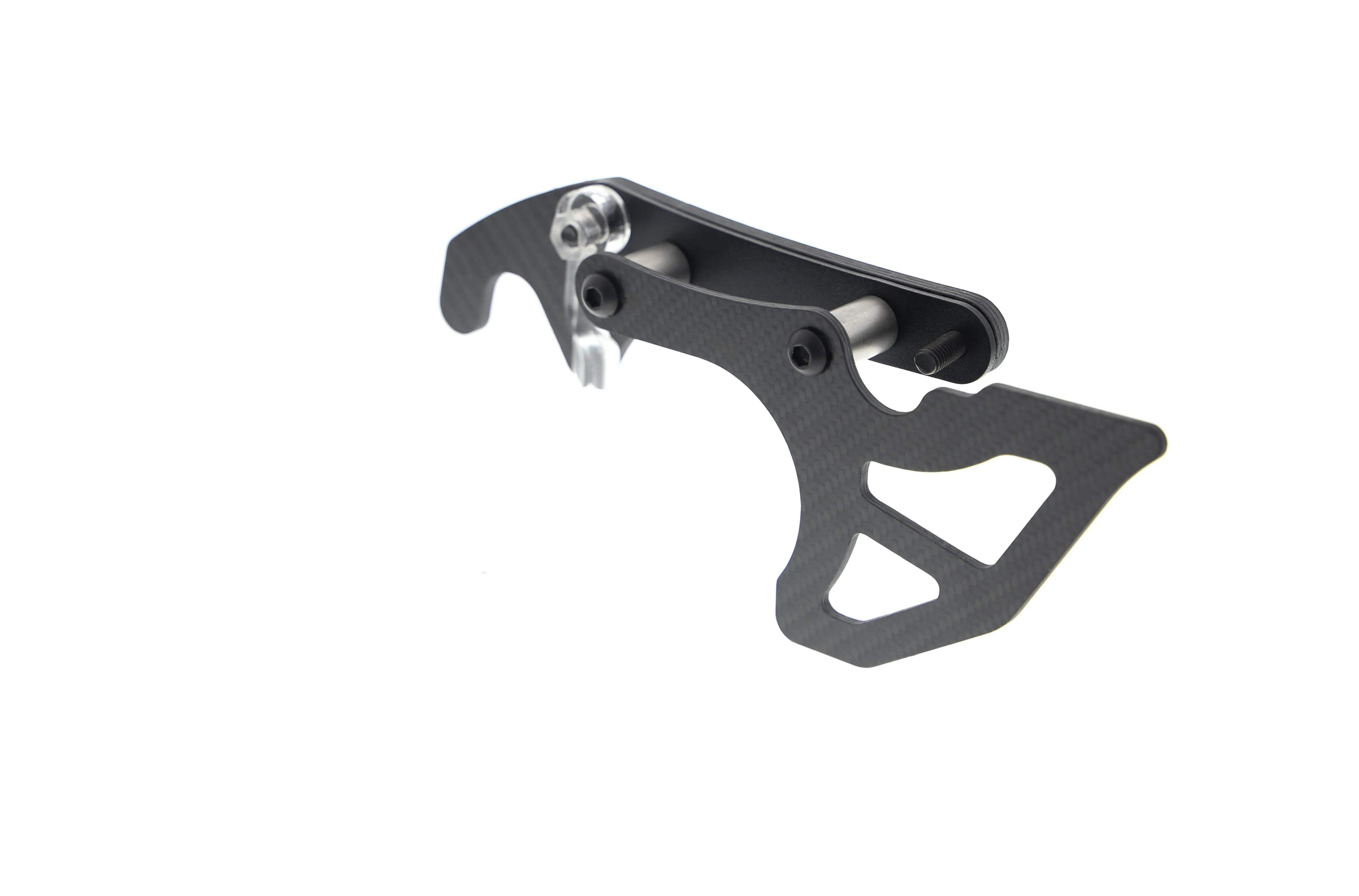 Evotech Performance Carbon Fibre Toe Guard / GP Style Paddock Stand Plates - Yamaha YZF-R7 (2022+) - Kettenschutz | Evotech Performance