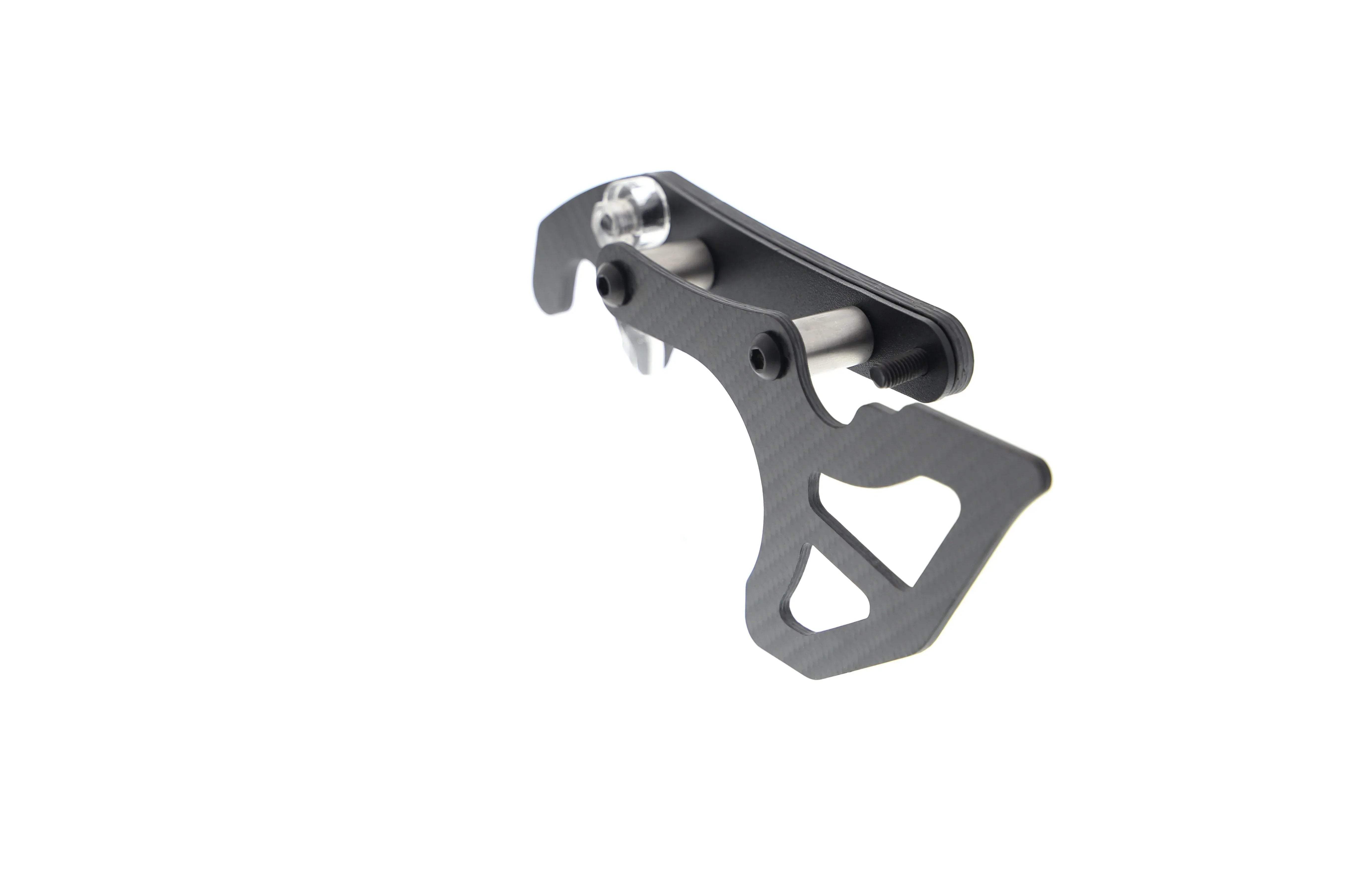 Evotech Performance Carbon Fibre Toe Guard / GP Style Paddock Stand Plates - Yamaha YZF-R7 (2022+) - Kettenschutz | Evotech Performance
