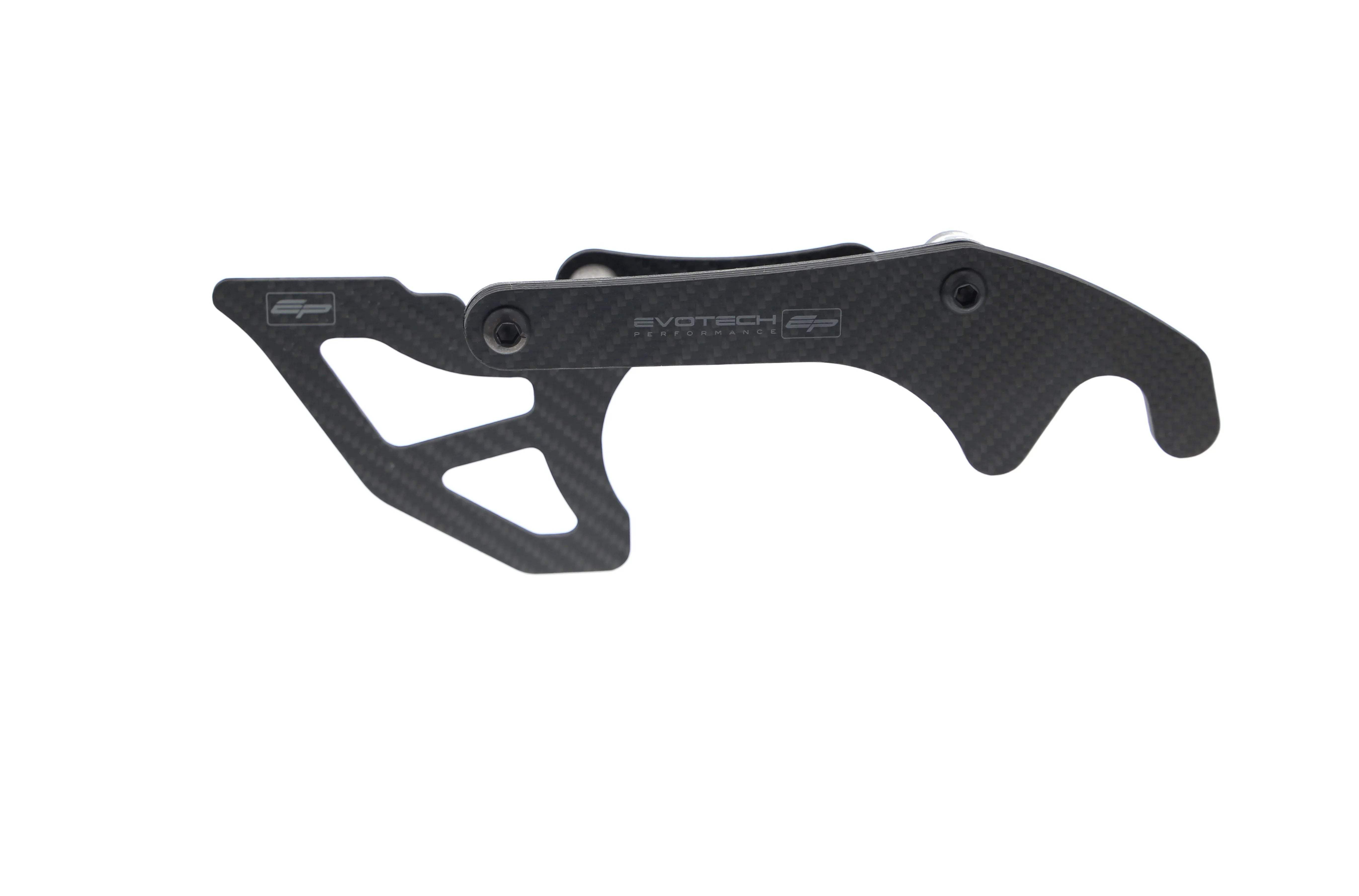 Evotech Performance Carbon Fibre Toe Guard / GP Style Paddock Stand Plates - Yamaha YZF-R7 (2022+) - Kettenschutz | Evotech Performance
