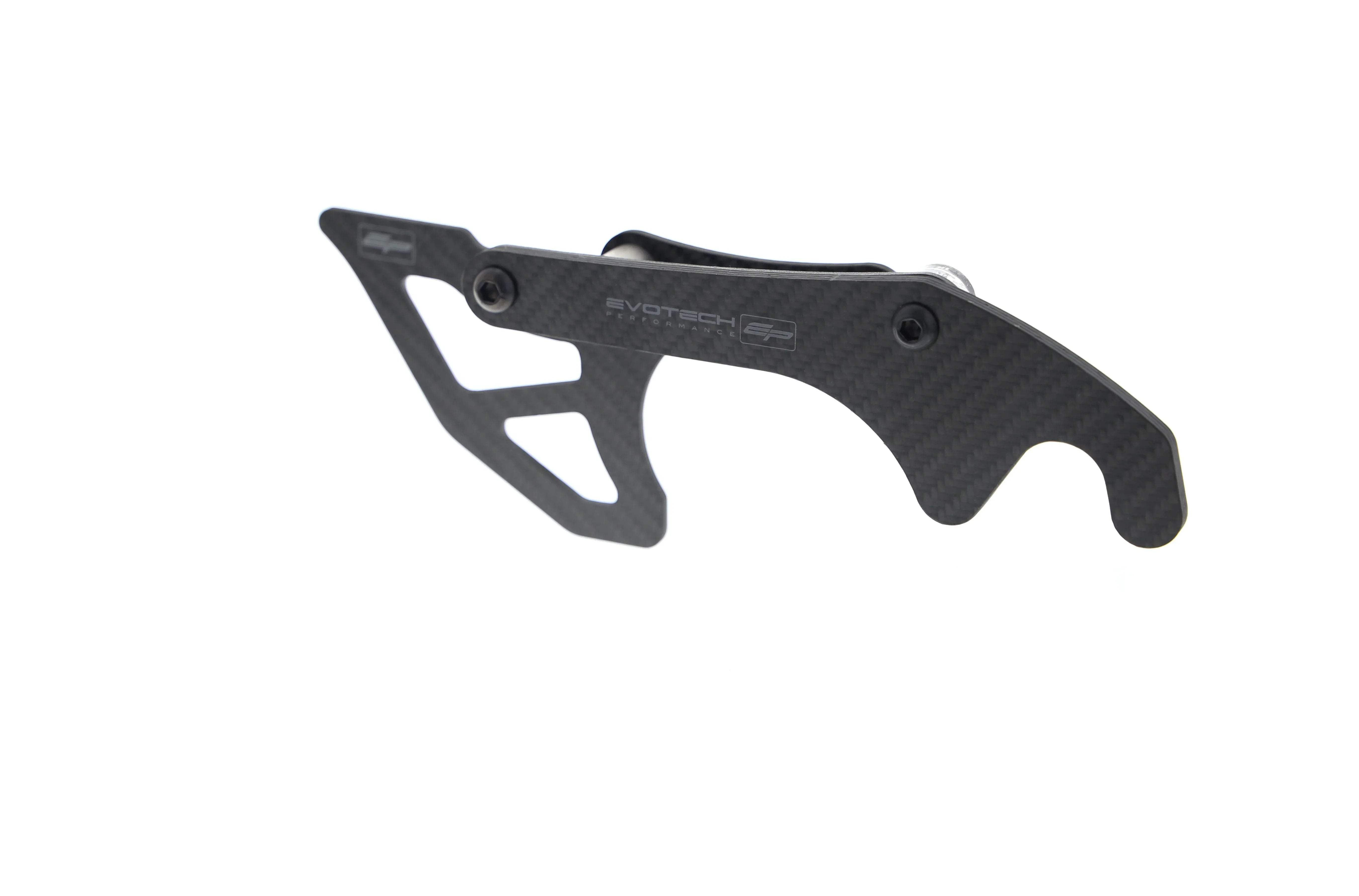 Evotech Carbon Fibre Toe Guard / GP Style Paddock Stand Plates - Yamaha YZF-R6 (2017+) - Kettenschutz | Evotech Performance