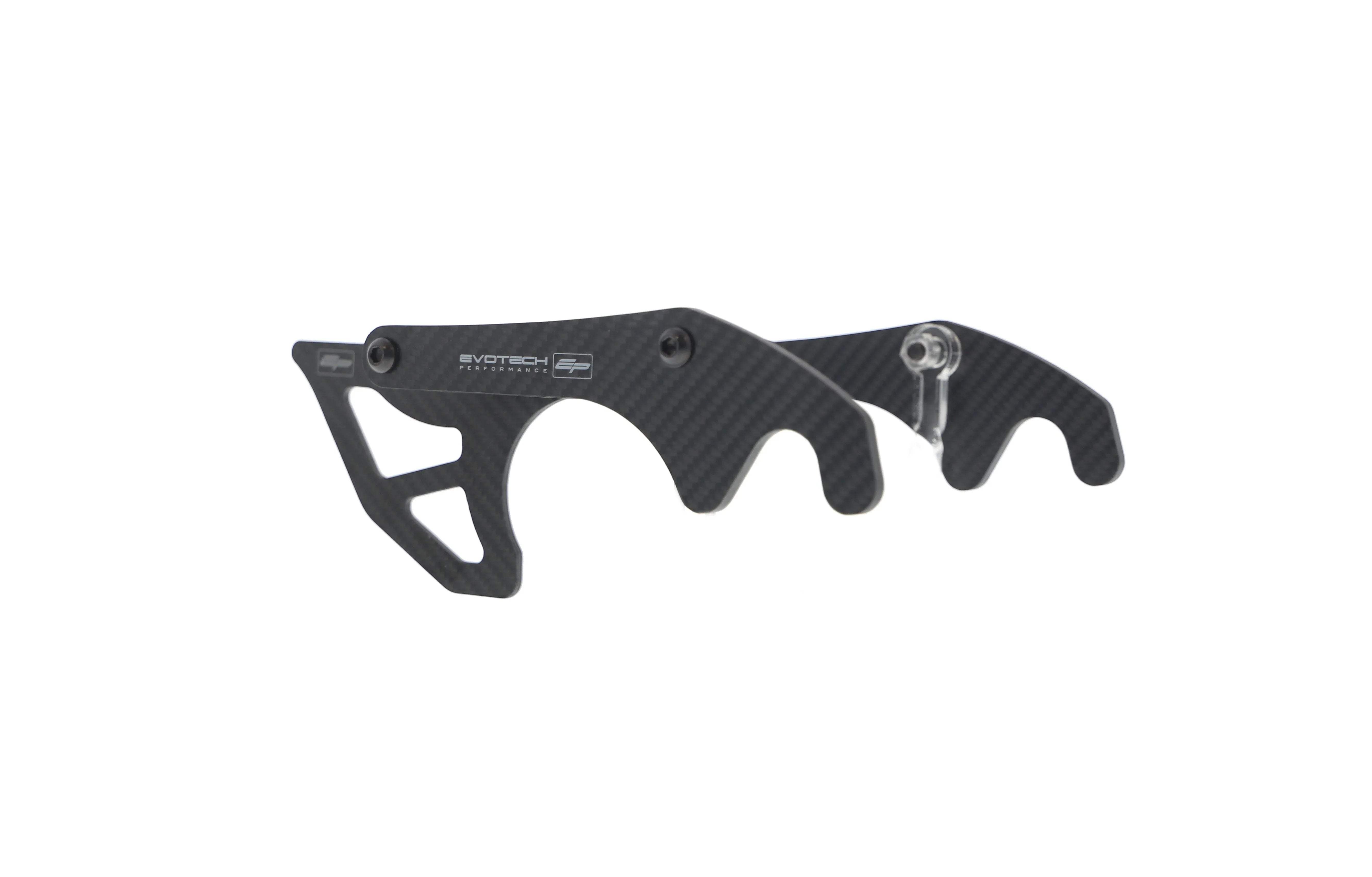 Evotech Performance Carbon Fibre Toe Guard / GP Style Paddock Stand Plates - Yamaha MT-10 (2022+) - Kettenschutz | Evotech Performance
