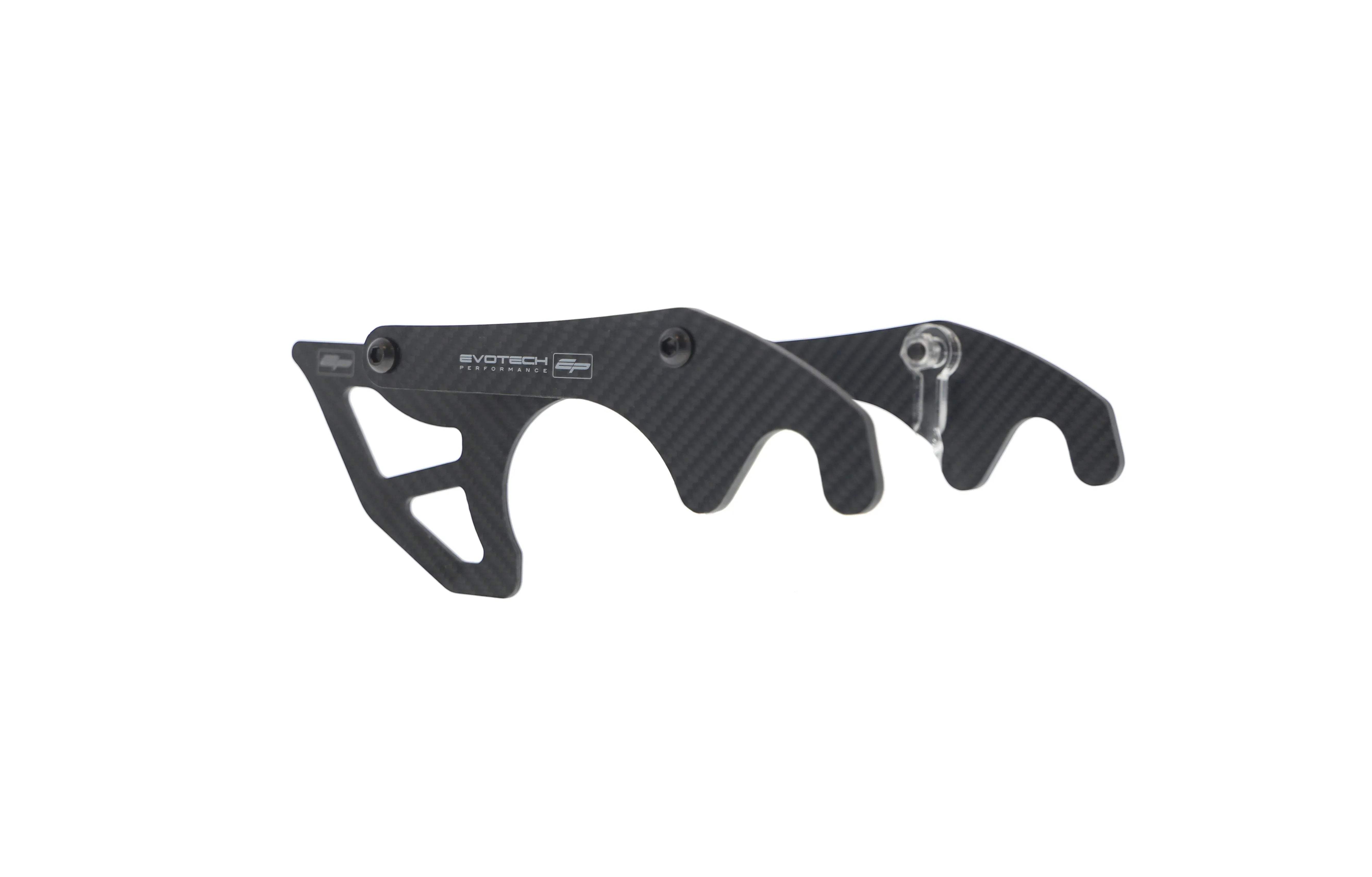 Evotech Carbon Fibre Toe Guard / GP Style Paddock Stand Plates - Yamaha YZF-R1 (2015 - 2019) - Kettenschutz | Evotech Performance