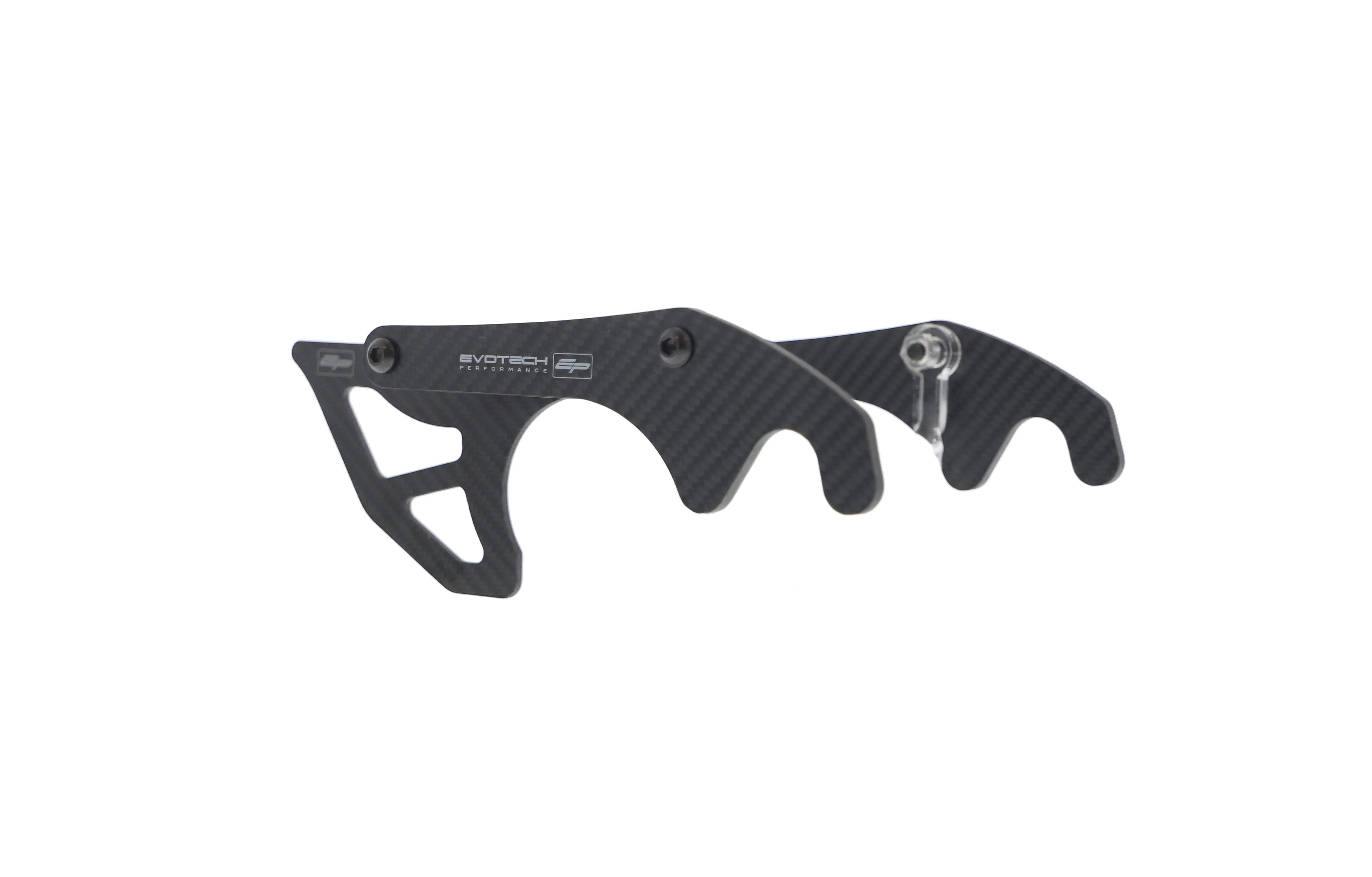 Evotech Performance Carbon Fibre Toe Guard / GP Style Paddock Stand Plates - Yamaha MT-10 (2022+) - Kettenschutz | Evotech Performance