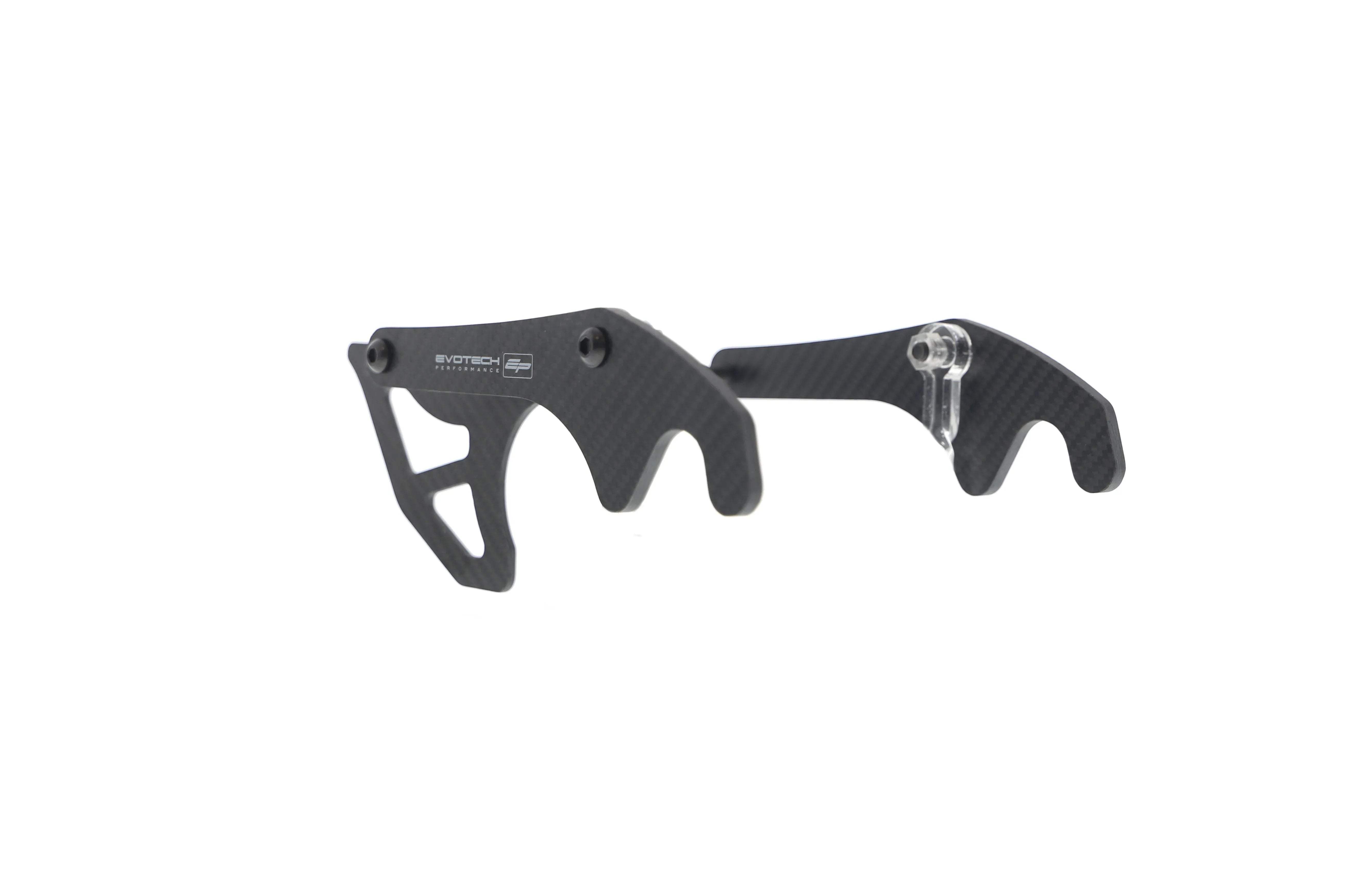 Evotech Performance Carbon Fibre Toe Guard / GP Style Paddock Stand Plates - Yamaha MT-10 SP (2022+) - Kettenschutz | Evotech Performance