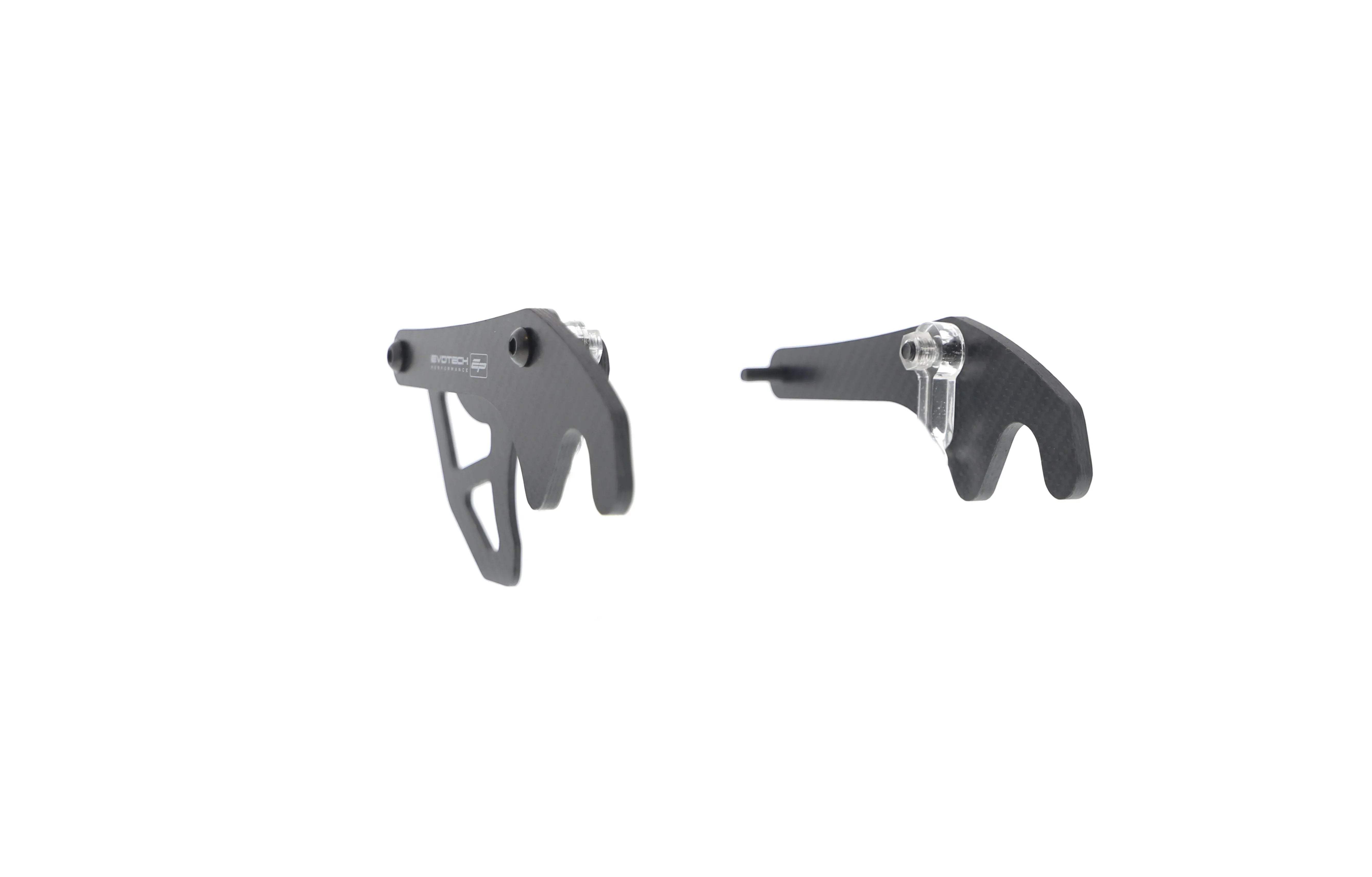 Evotech Carbon Fibre Toe Guard / GP Style Paddock Stand Plates - Yamaha YZF-R1 (2015 - 2019) - Kettenschutz | Evotech Performance