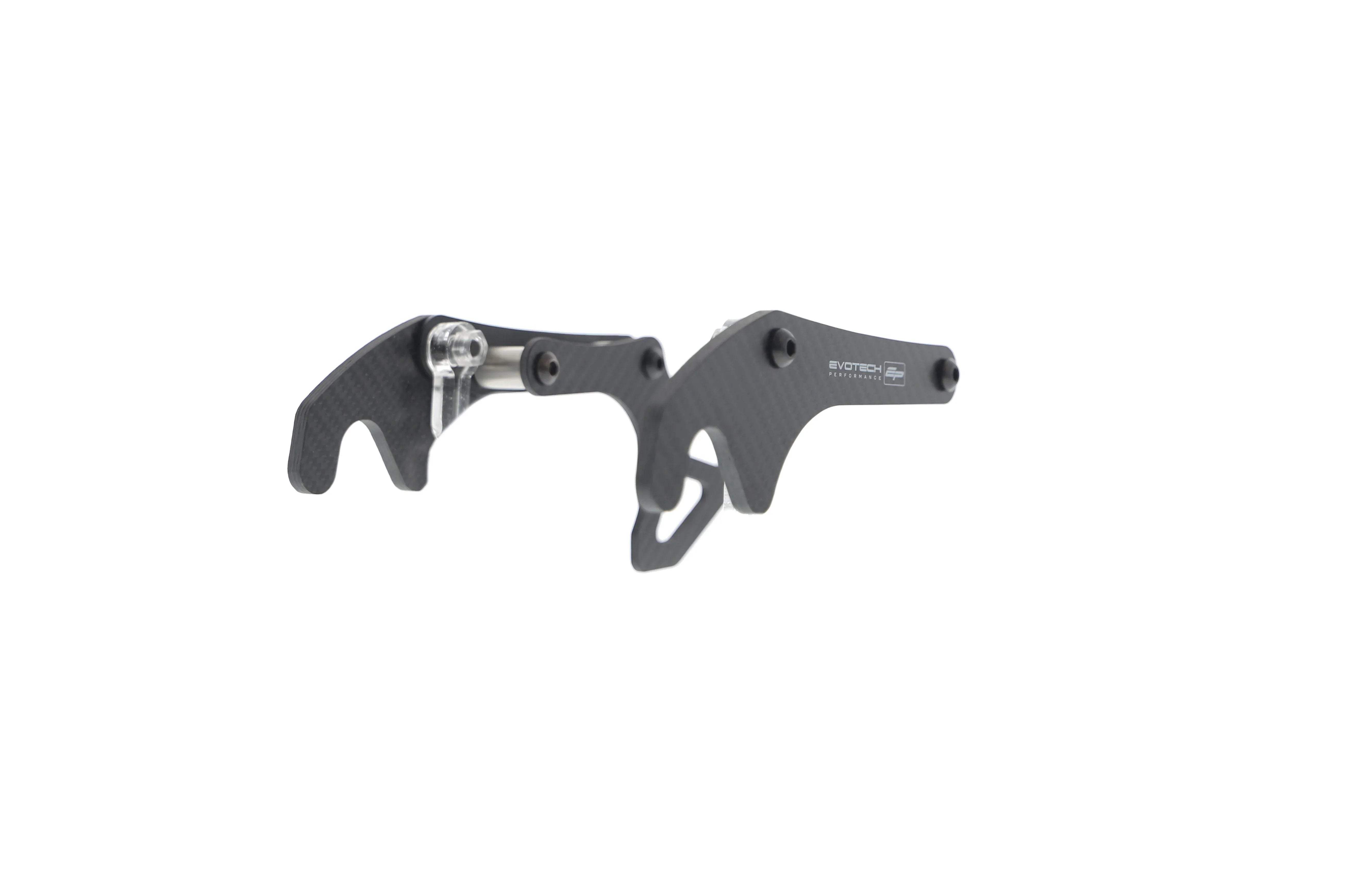 Evotech Carbon Fibre Toe Guard / GP Style Paddock Stand Plates - Yamaha YZF-R1 (2015 - 2019) - Kettenschutz | Evotech Performance