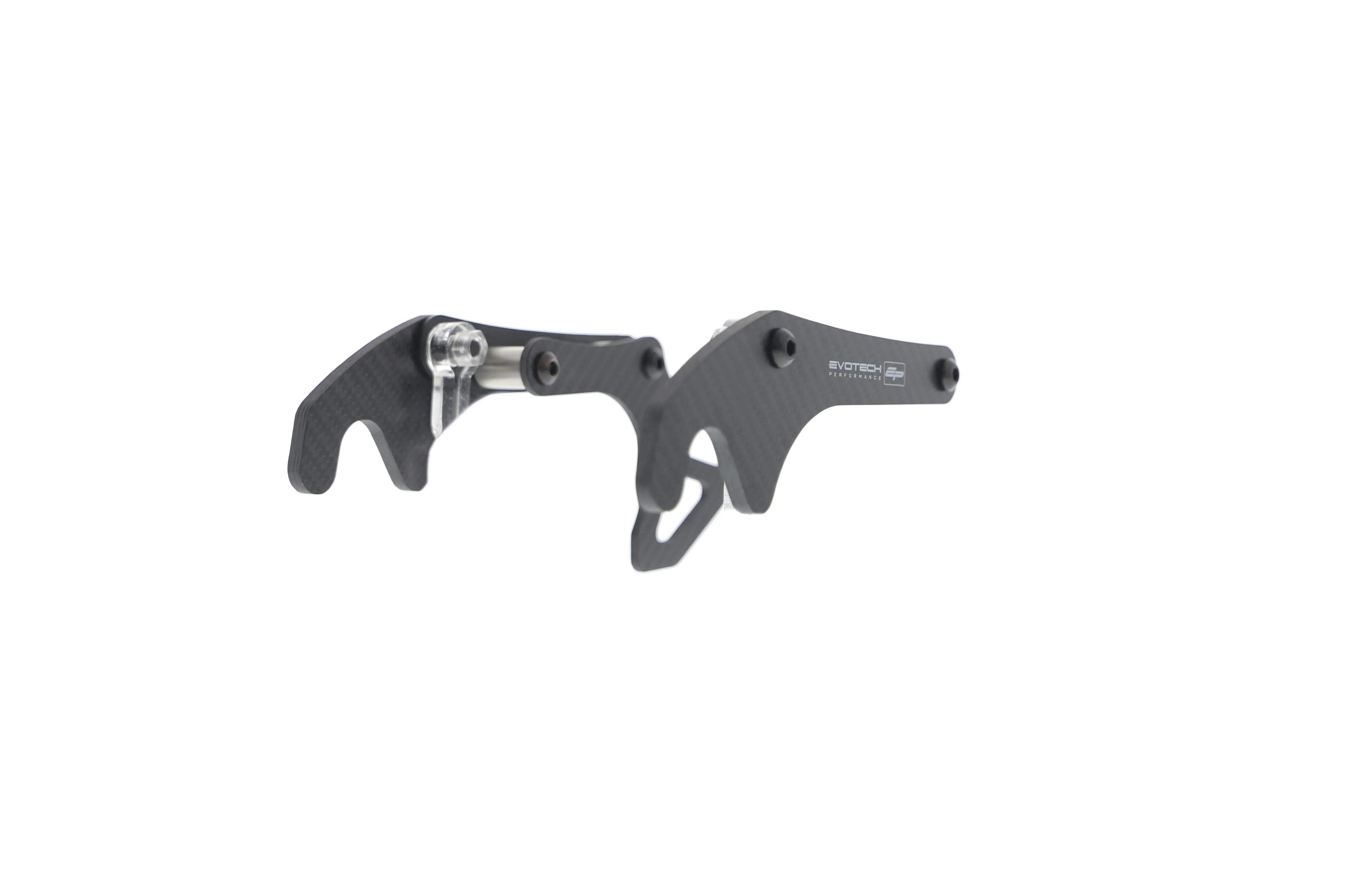Evotech Performance Carbon Fibre Toe Guard / GP Style Paddock Stand Plates - Yamaha MT-10 SP (2022+) - Kettenschutz | Evotech Performance