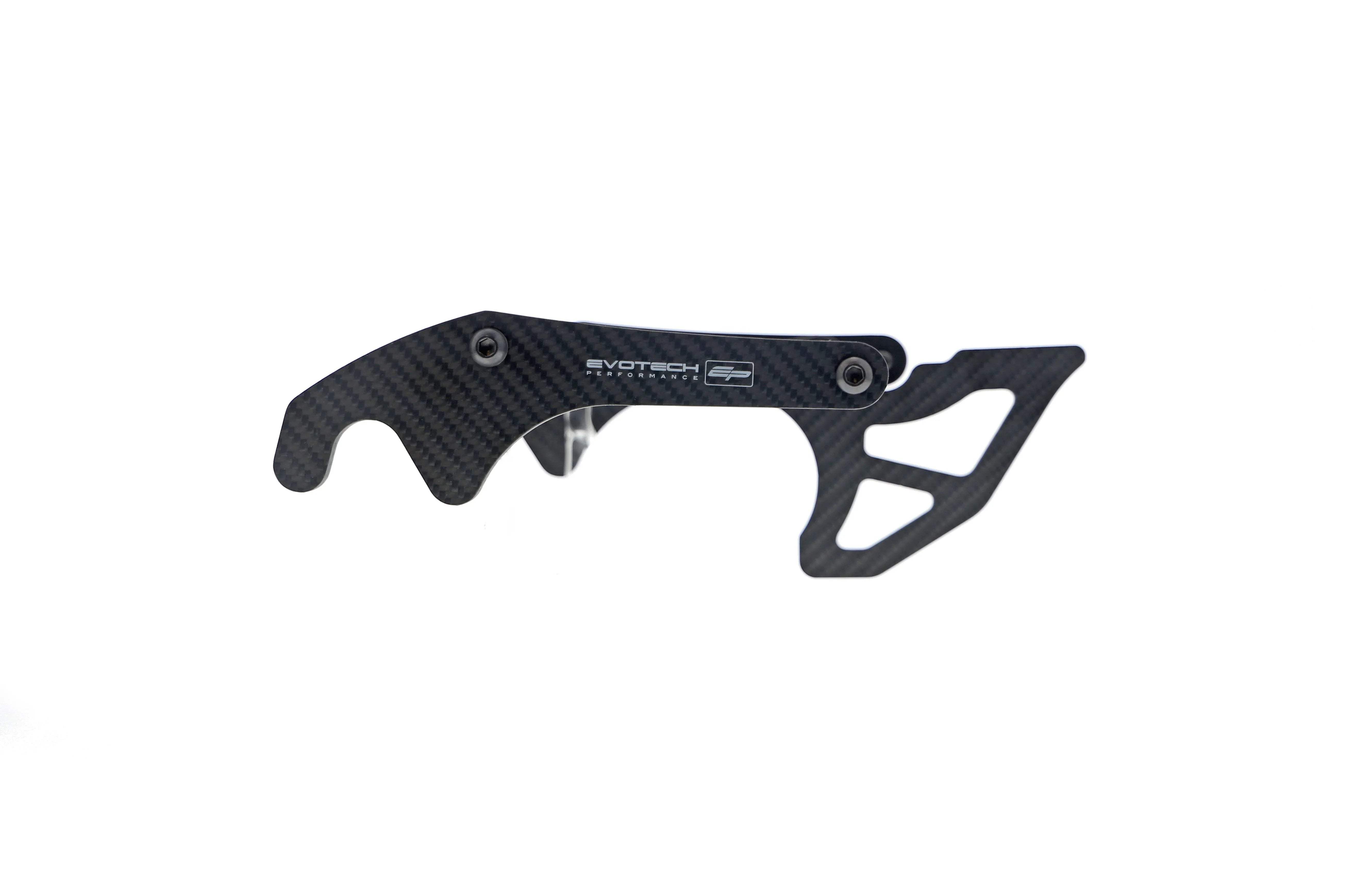 Evotech Carbon Fibre Toe Guard / GP Style Paddock Stand Plates - Yamaha YZF-R1M (2015 - 2019) - Kettenschutz | Evotech Performance
