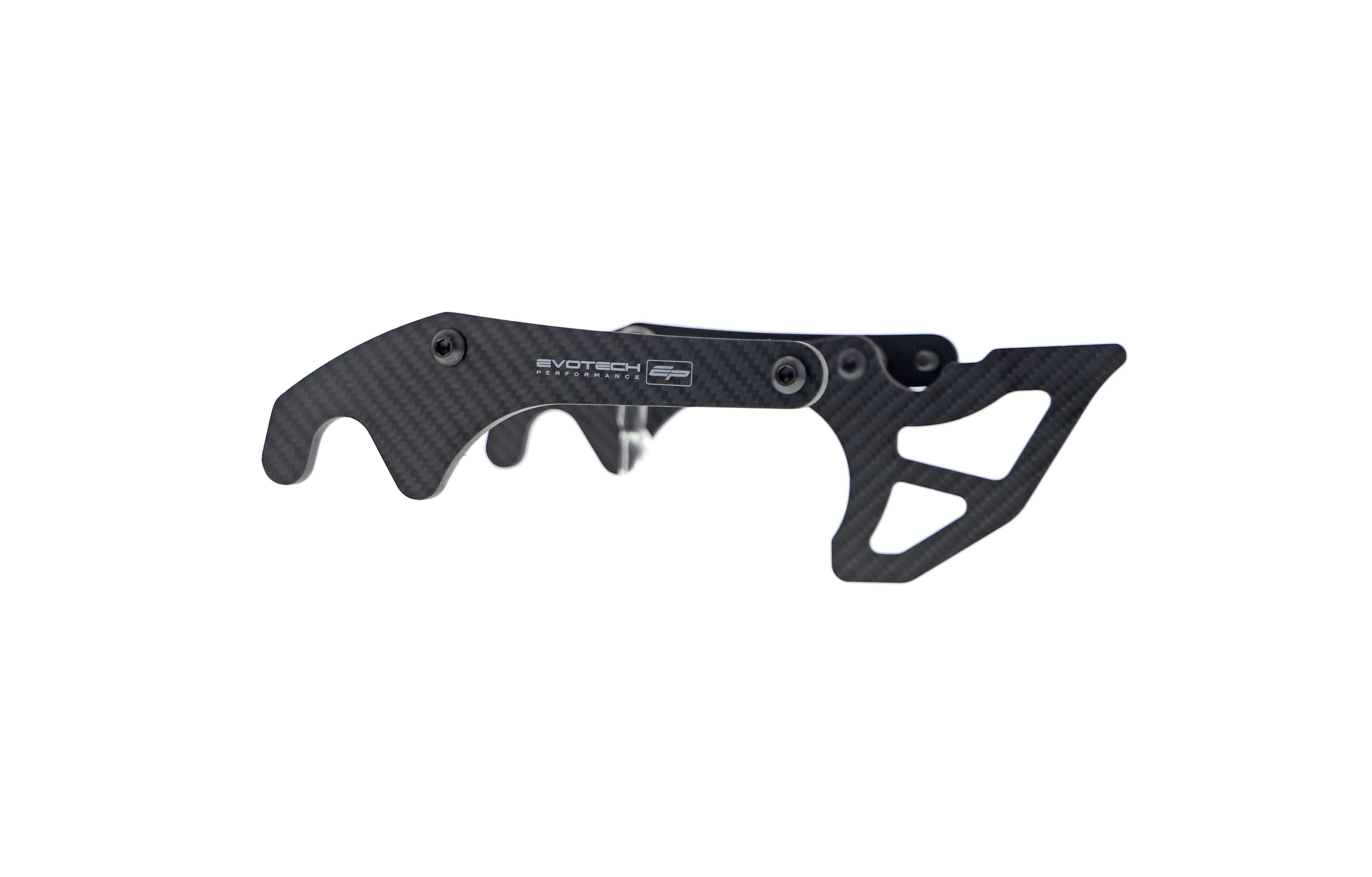 Evotech Performance Carbon Fibre Toe Guard / GP Style Paddock Stand Plates - Yamaha MT-10 SP (2022+) - Kettenschutz | Evotech Performance