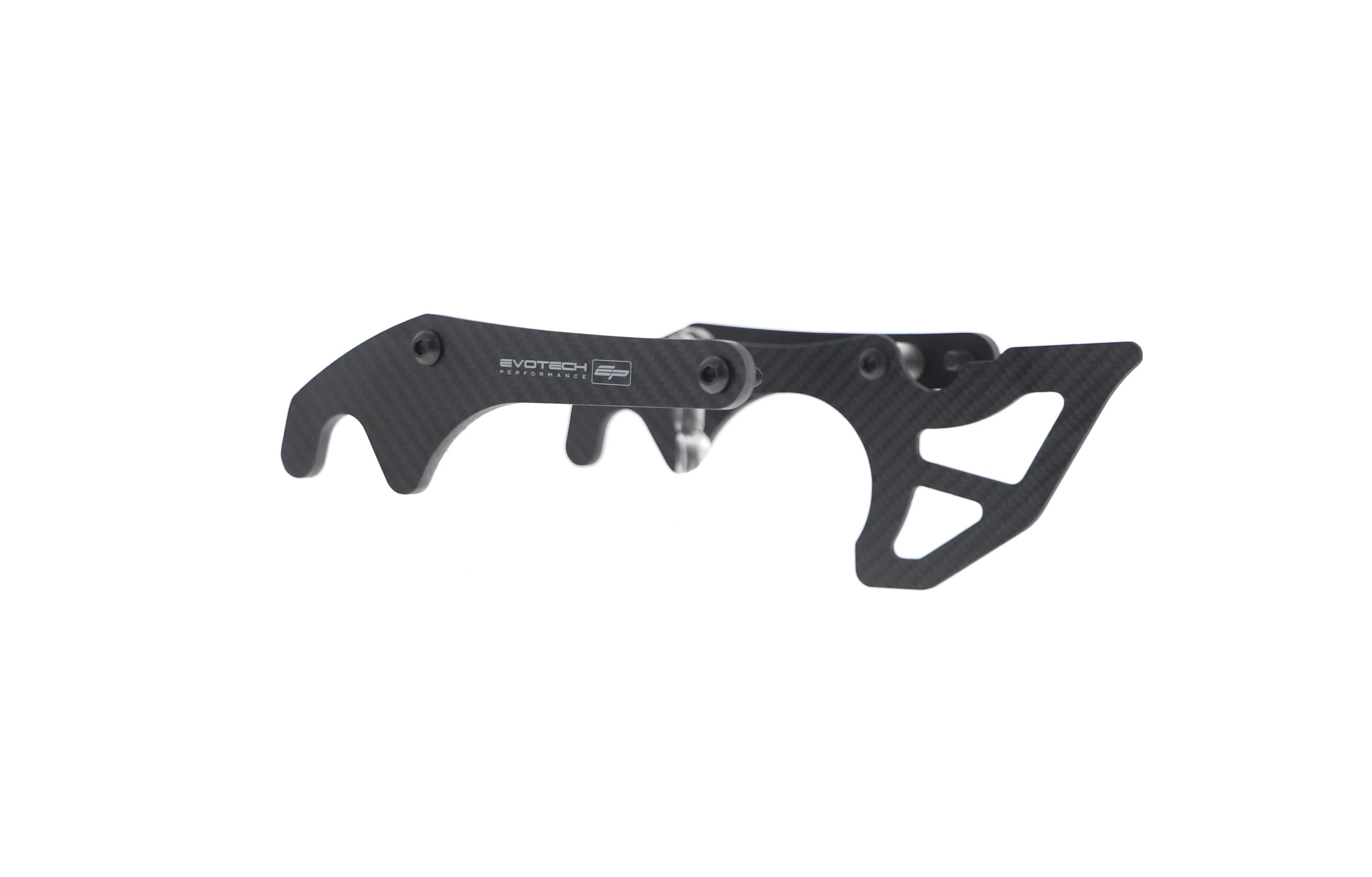 Evotech Performance Carbon Fibre Toe Guard / GP Style Paddock Stand Plates - Yamaha MT-10 SP (2022+) - Kettenschutz | Evotech Performance