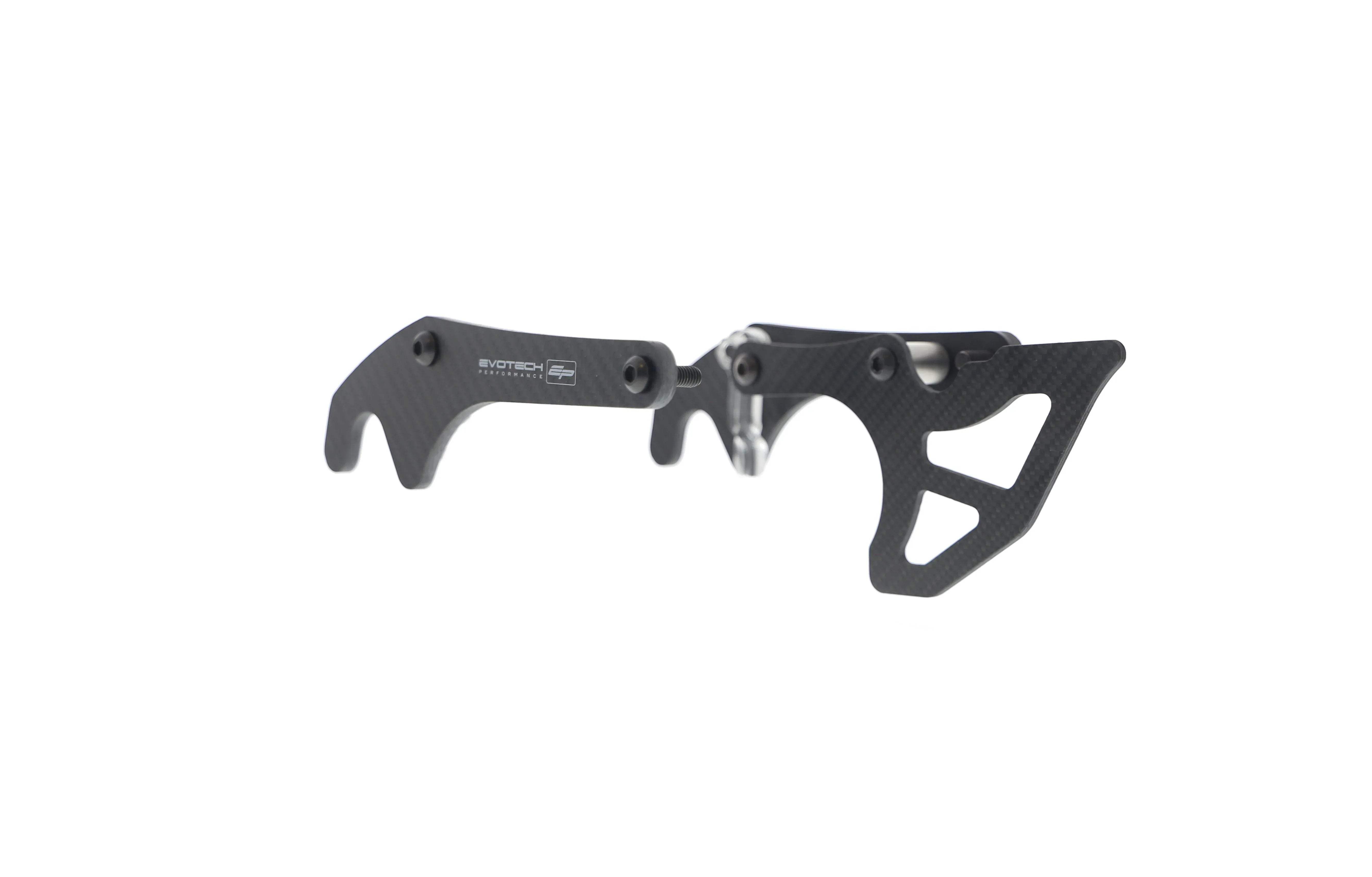 Evotech Carbon Fibre Toe Guard / GP Style Paddock Stand Plates - Yamaha YZF-R1 (2015 - 2019) - Kettenschutz | Evotech Performance