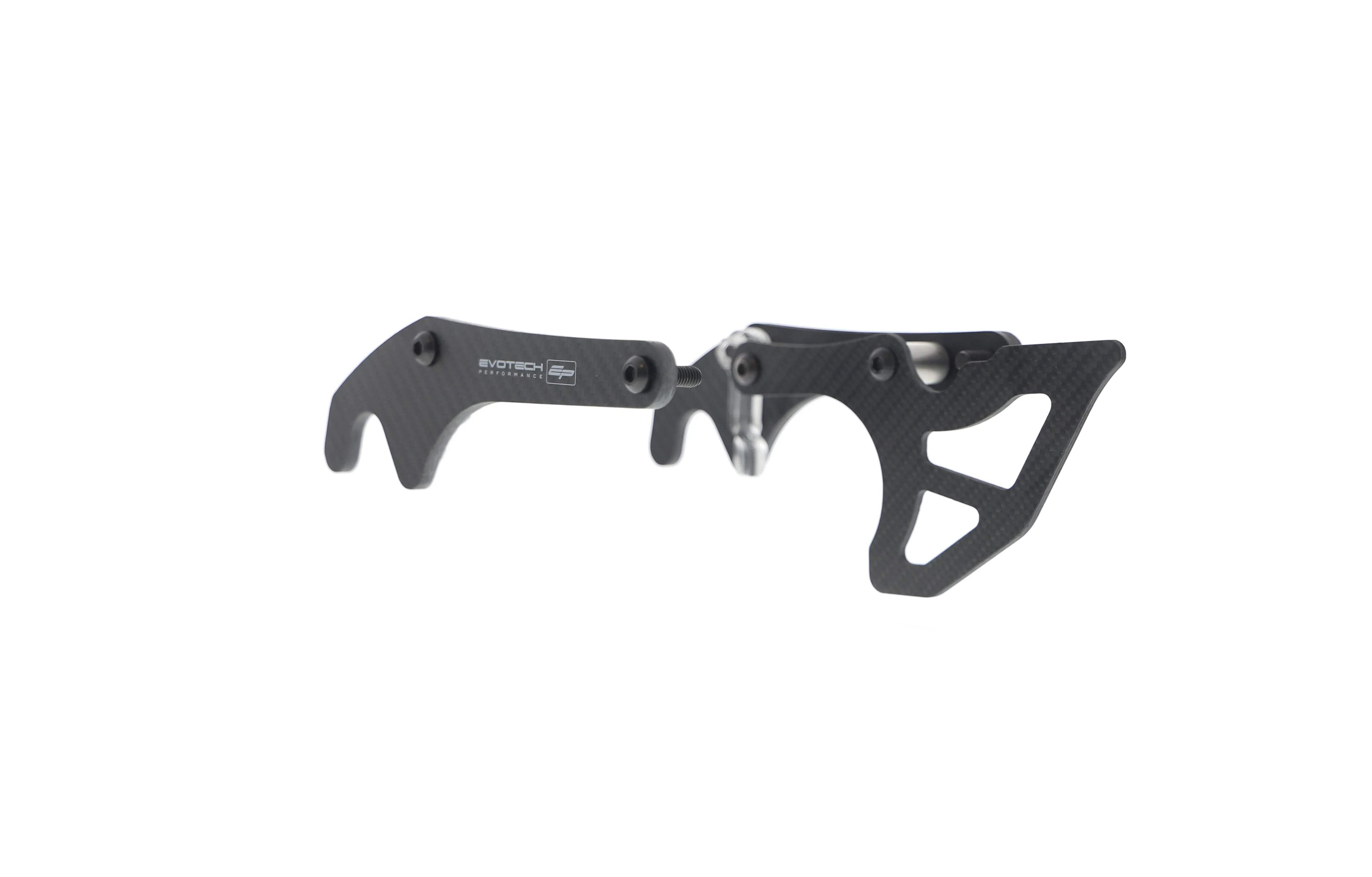 Evotech Performance Carbon Fibre Toe Guard / GP Style Paddock Stand Plates - Yamaha MT-10 (2022+) - Kettenschutz | Evotech Performance