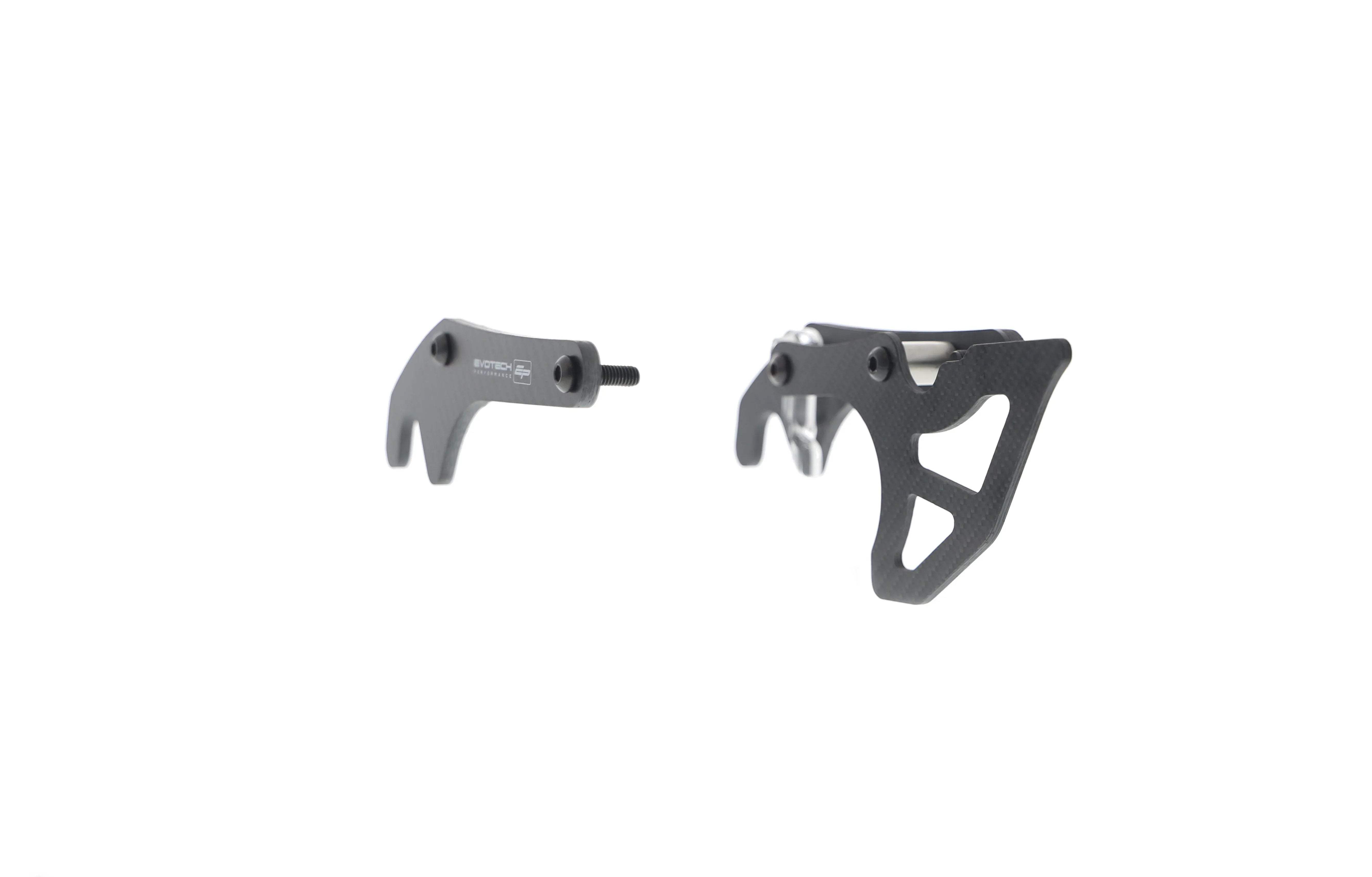 Evotech Performance Carbon Fibre Toe Guard / GP Style Paddock Stand Plates - Yamaha MT-10 (2022+) - Kettenschutz | Evotech Performance