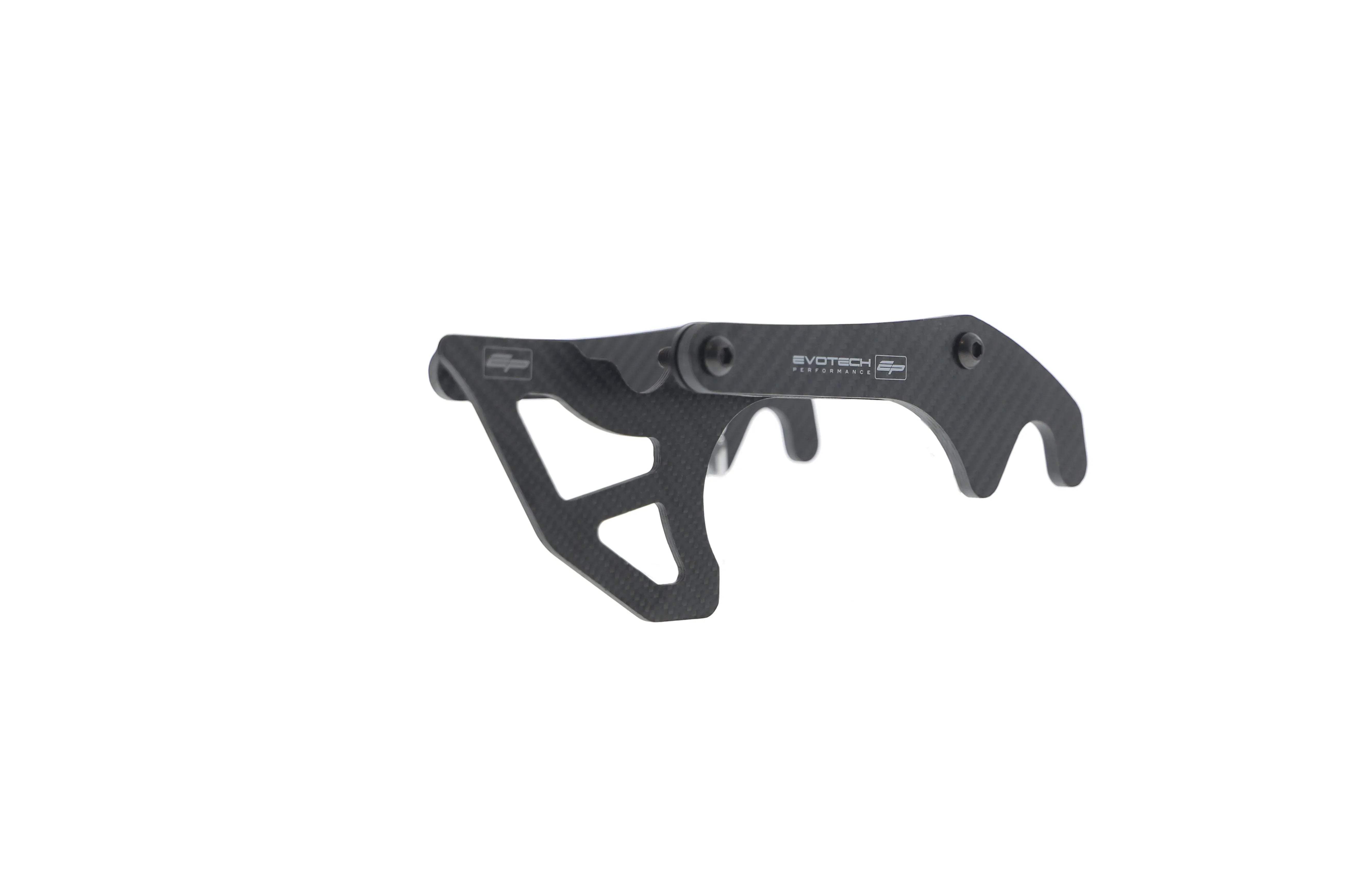 Evotech Carbon Fibre Toe Guard / GP Style Paddock Stand Plates - Yamaha YZF-R1 (2015 - 2019) - Kettenschutz | Evotech Performance