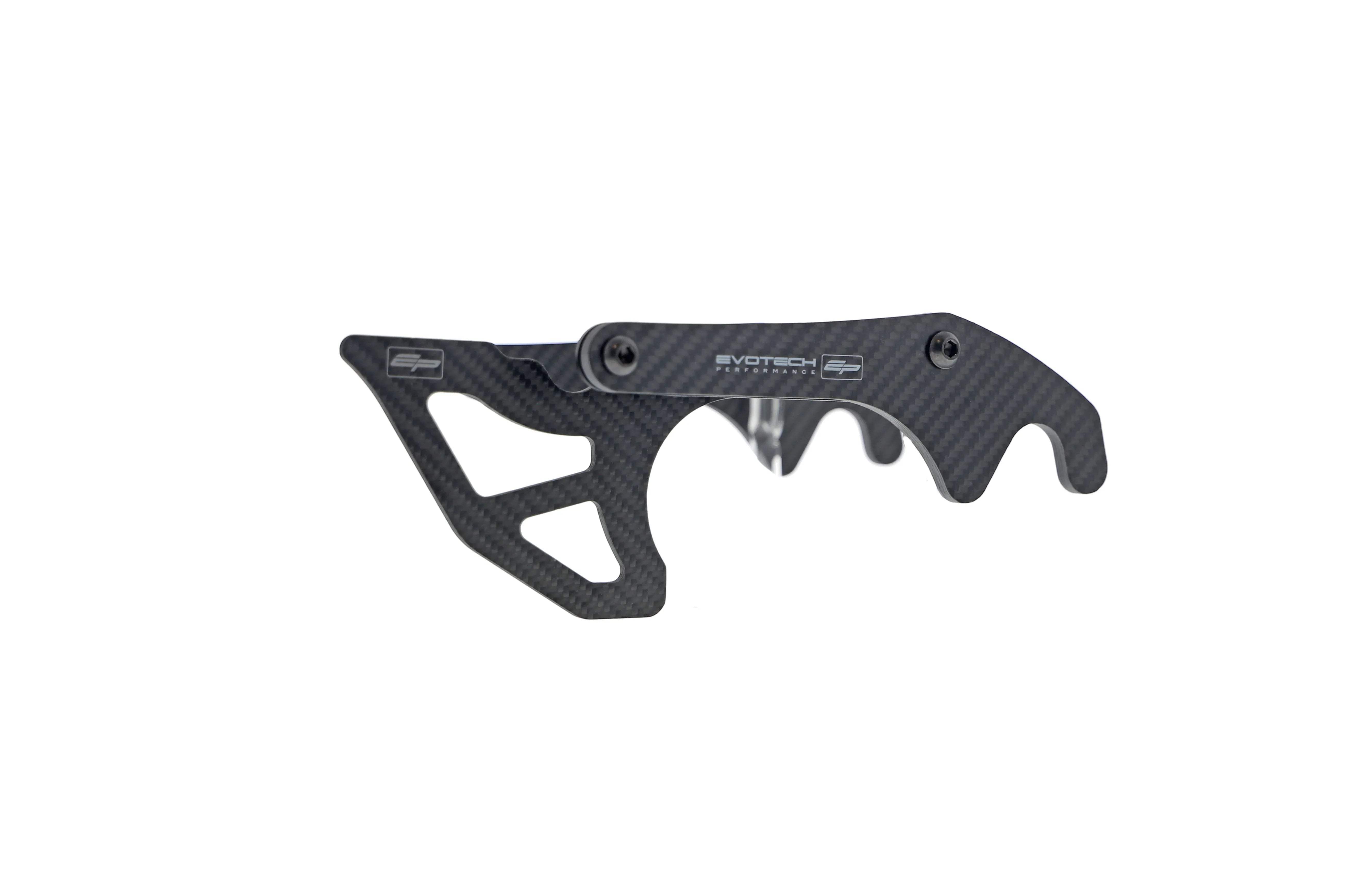 Evotech Carbon Fibre Toe Guard / GP Style Paddock Stand Plates - Yamaha YZF-R1 (2015 - 2019) - Kettenschutz | Evotech Performance