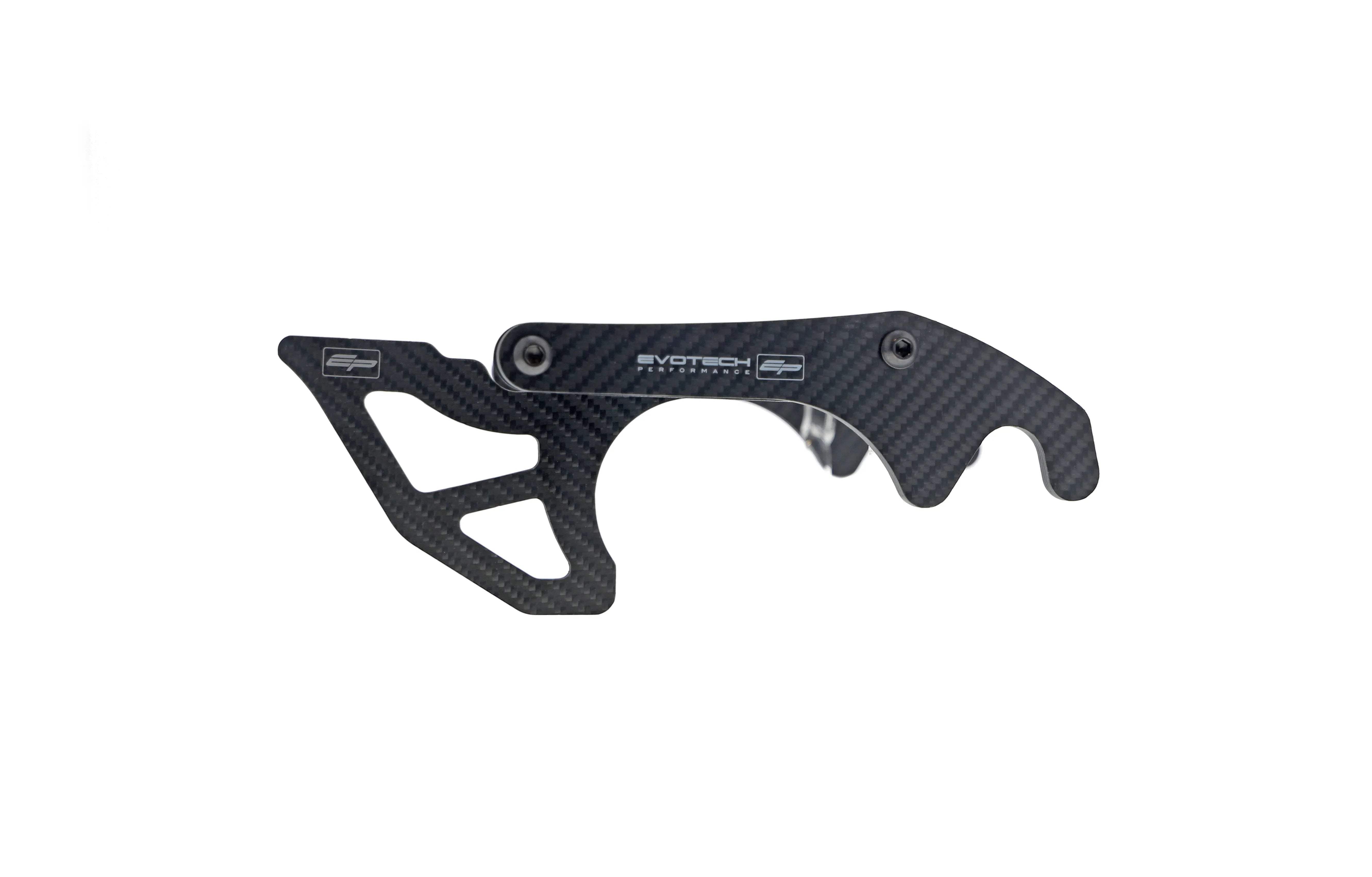 Evotech Carbon Fibre Toe Guard / GP Style Paddock Stand Plates - Yamaha YZF-R1 (2015 - 2019) - Kettenschutz | Evotech Performance
