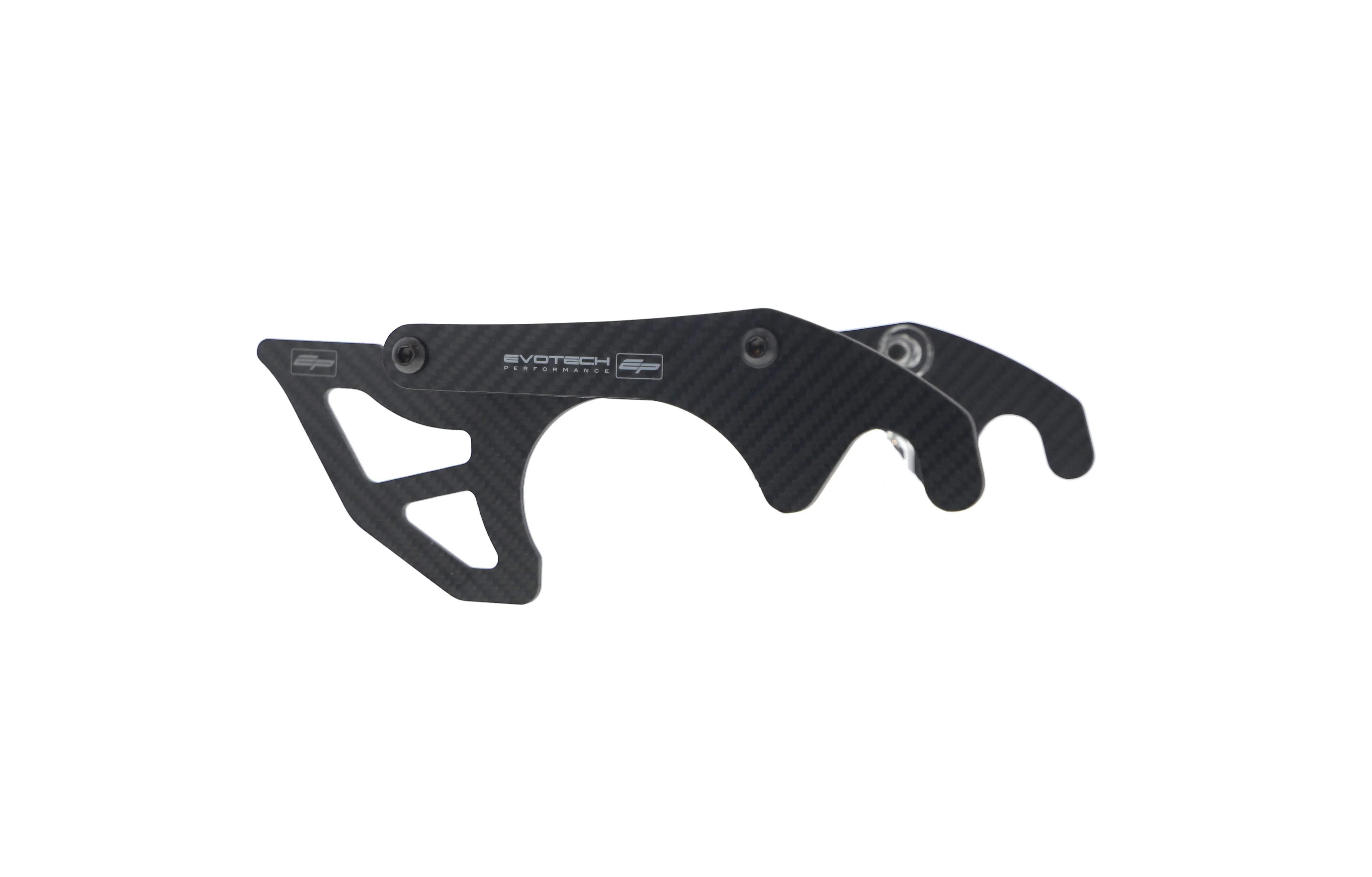 Evotech Performance Carbon Fibre Toe Guard / GP Style Paddock Stand Plates - Yamaha MT-10 SP (2022+) - Kettenschutz | Evotech Performance